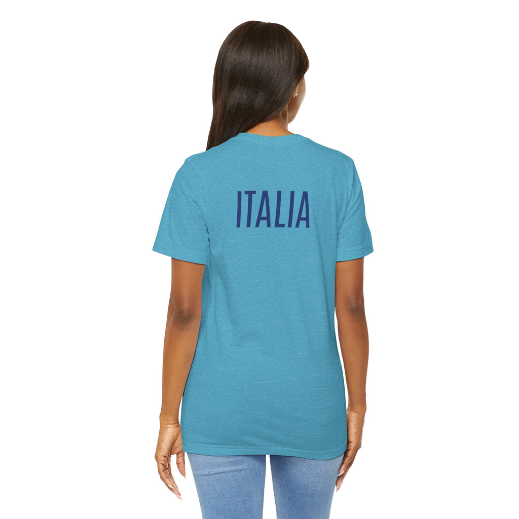 Italy Crest Tee  Italian Flag Shield T-Shirt