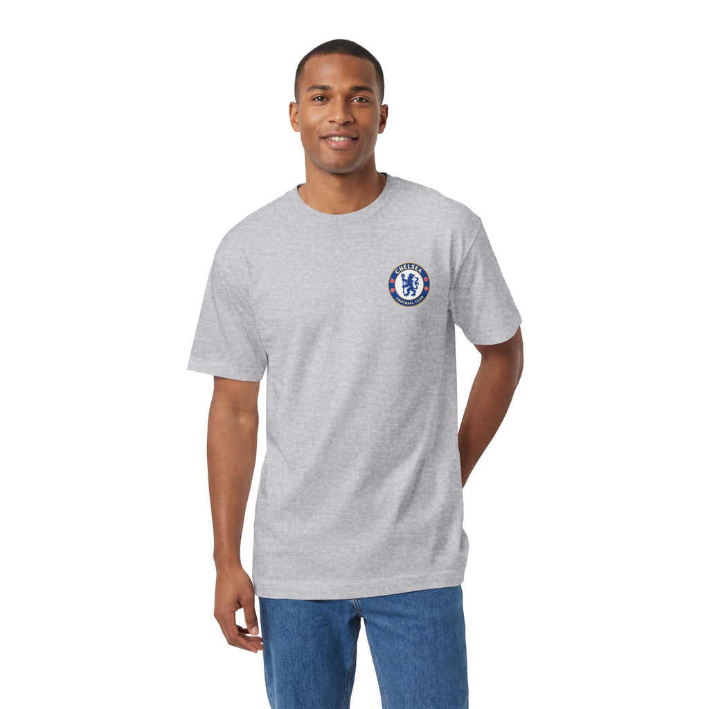 Chelsea Football Club Tee Minimal Crest Front & CHELSEA Back