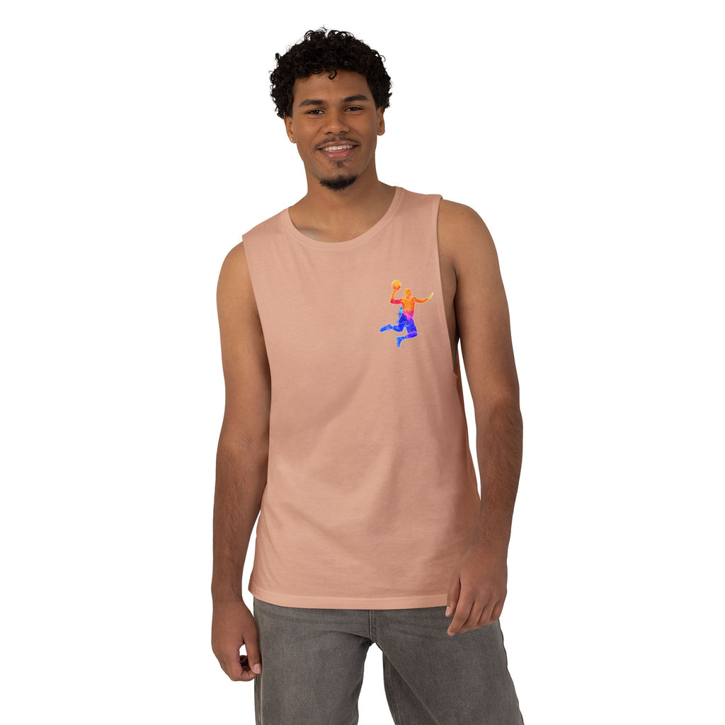 Basketball Tank Top  Colorful Player Graphic Athletic Workout Shirt
