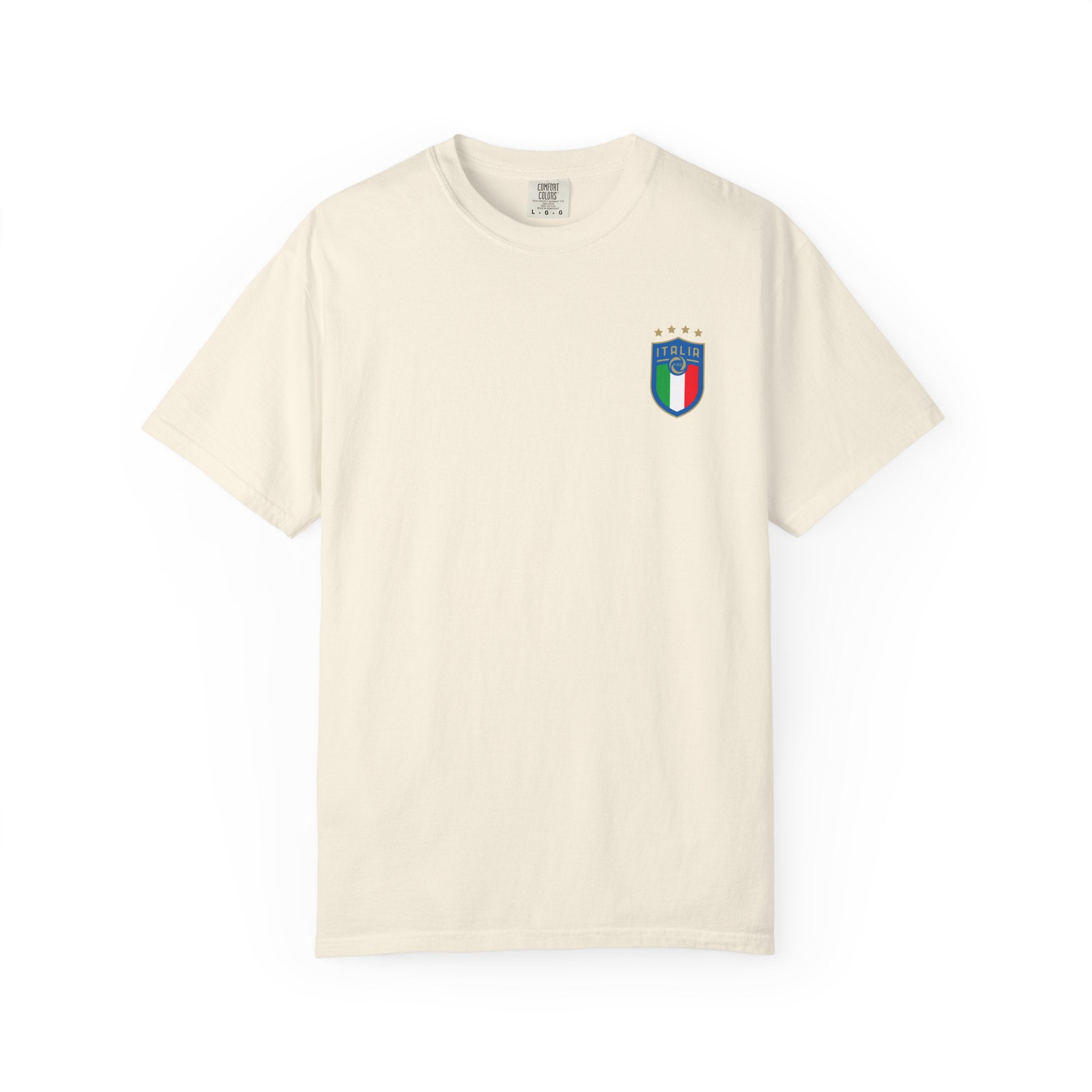 Italia Crest T-Shirt  Italian Flag Logo Tee