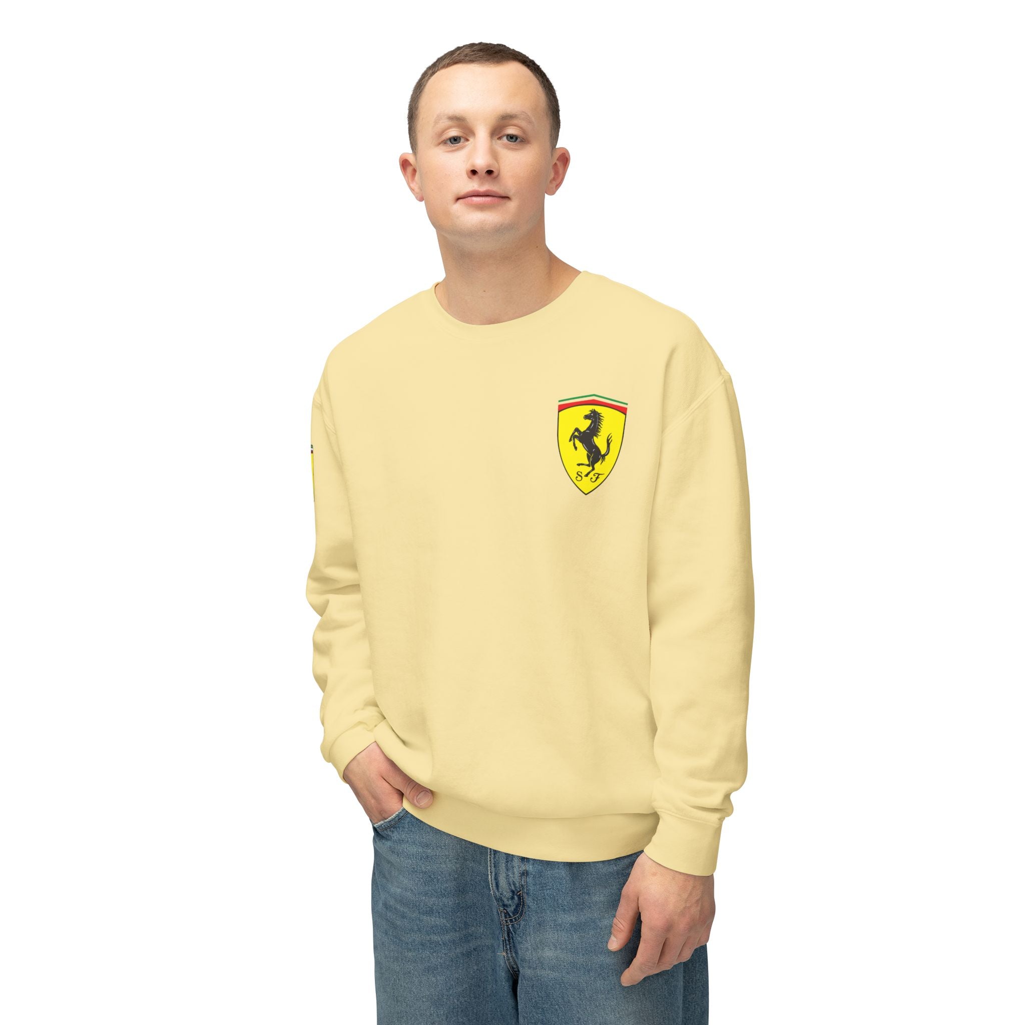 Ferrari Logo Crewneck Sweatshirt