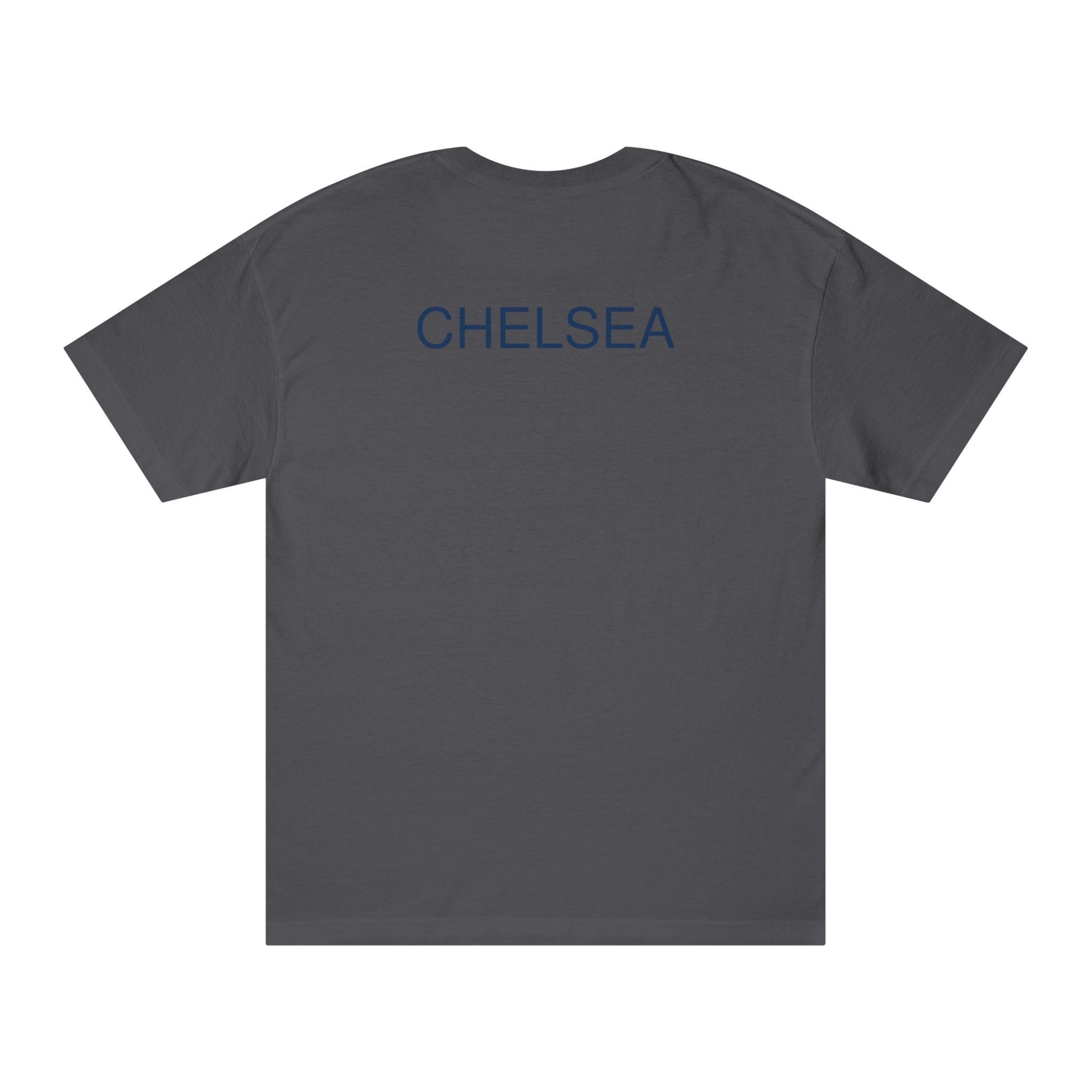 Chelsea Football Club Tee Minimal Crest Front & CHELSEA Back