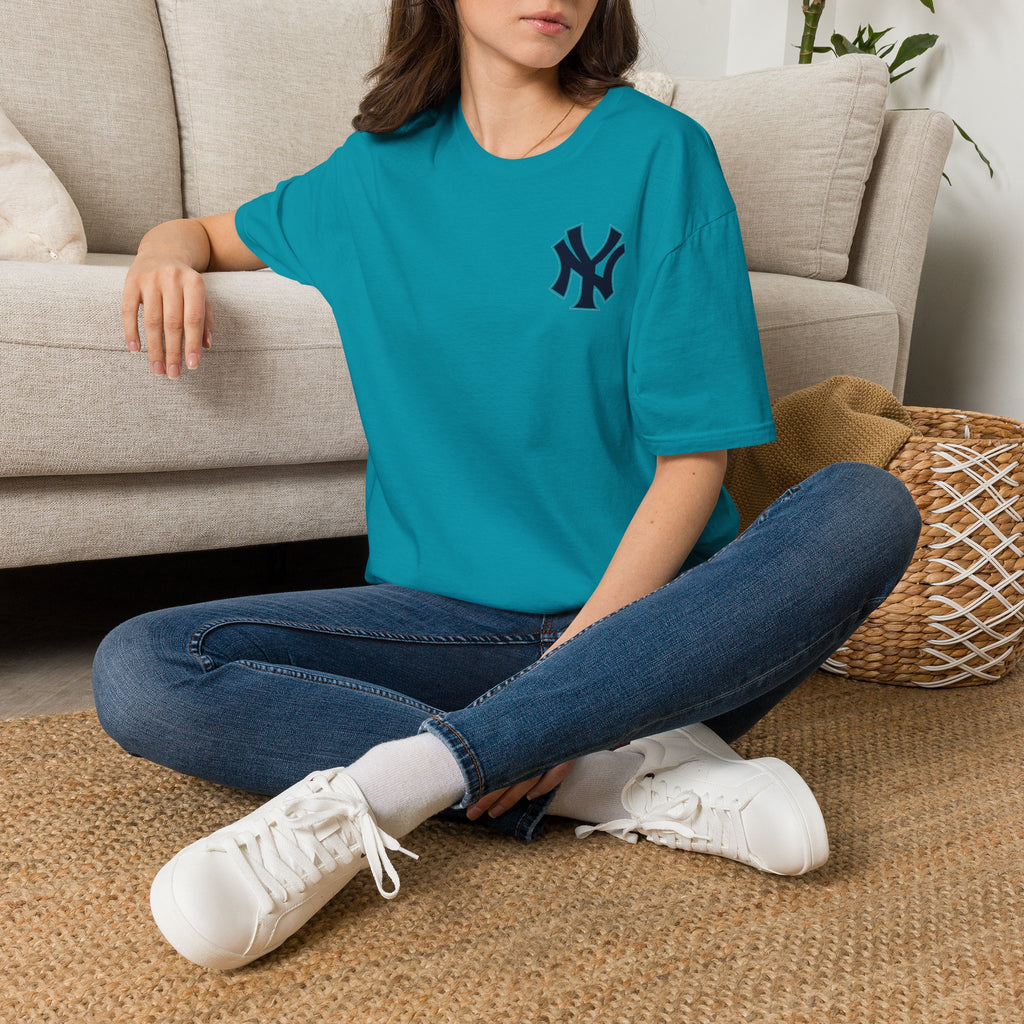 NY Logo T-Shirt | Minimal Baseball Graphic Tee