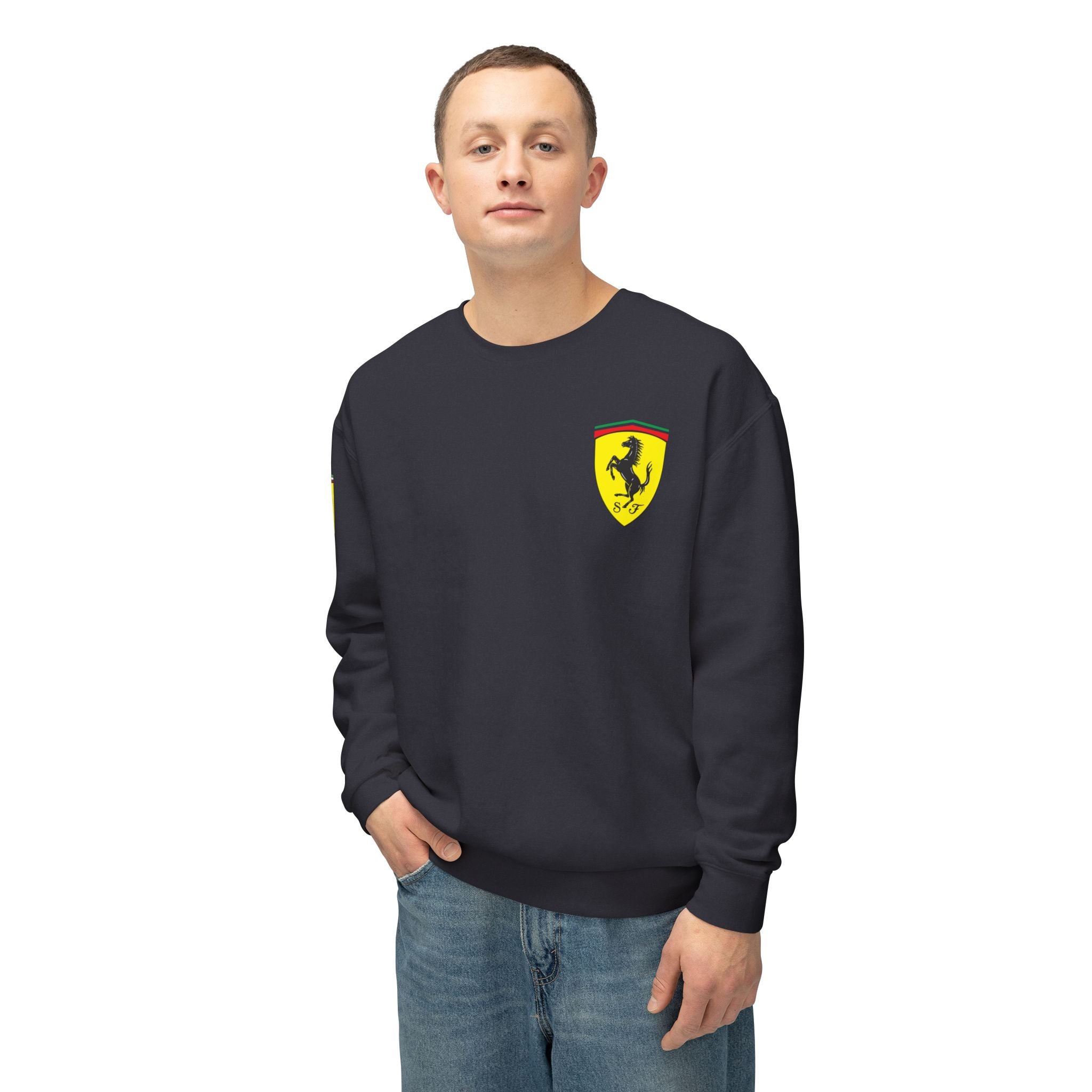 Ferrari Logo Crewneck Sweatshirt