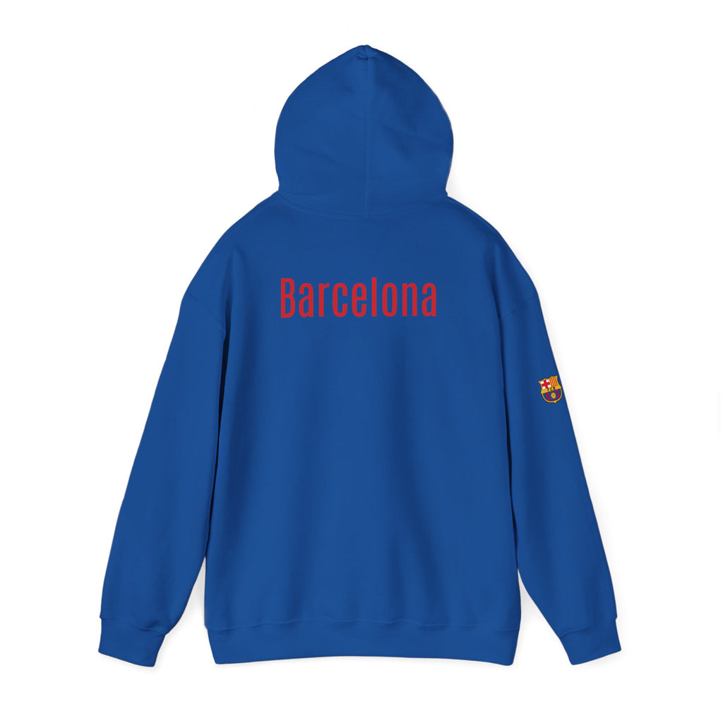 Hoodie  Barcelona Crest Hoodie with Small Badge