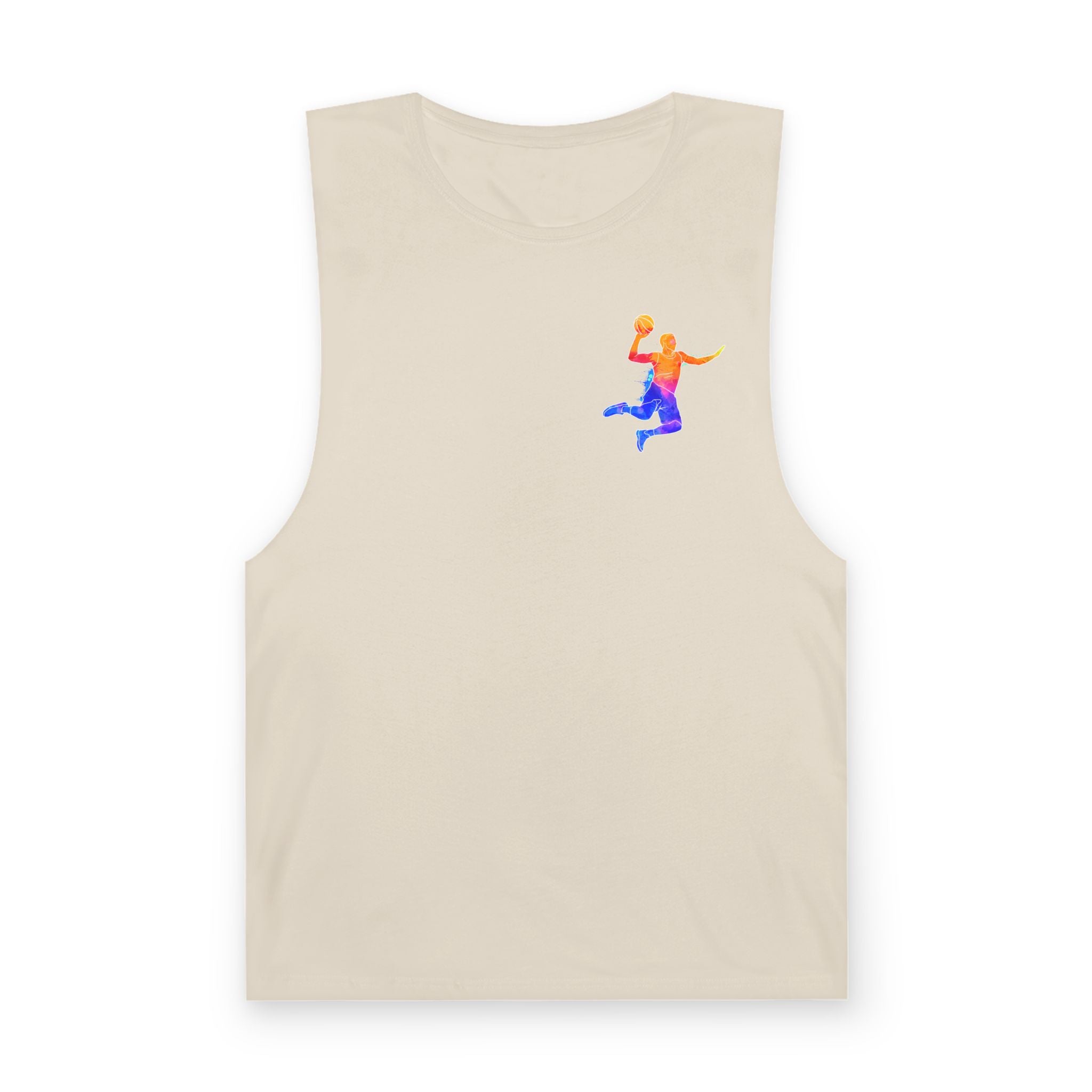 Basketball Tank Top  Colorful Player Graphic Athletic Workout Shirt
