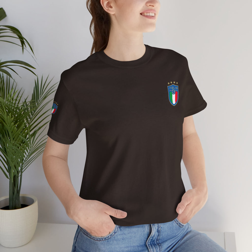 Italy Crest Tee  Italian Flag Shield T-Shirt