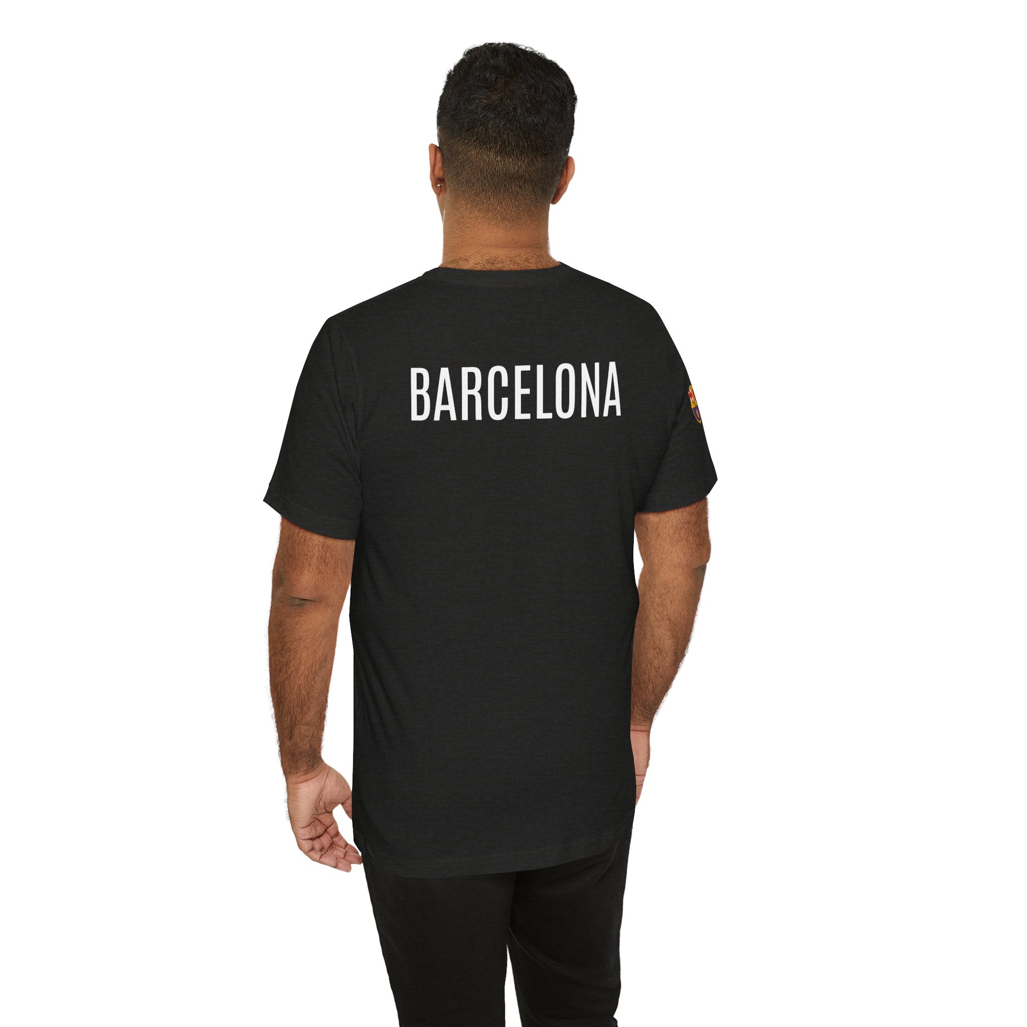 Barcelona Crest T‑Shirt  Minimal Football Fan Tee