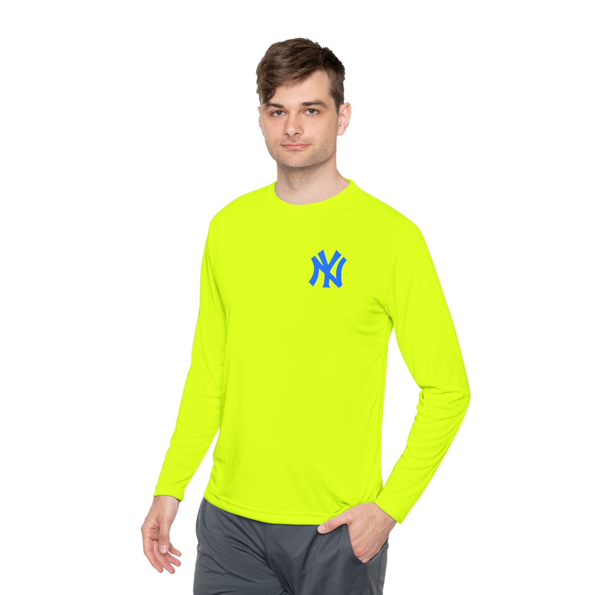 New York Skyline graphic Long Sleeve Tee | NY lettering