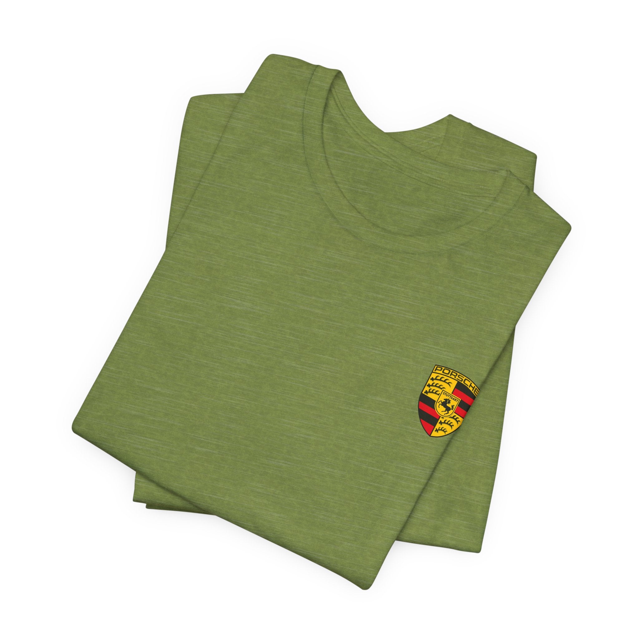 Porsche Crest Tee — Classic Logo Short Sleeve Shirt