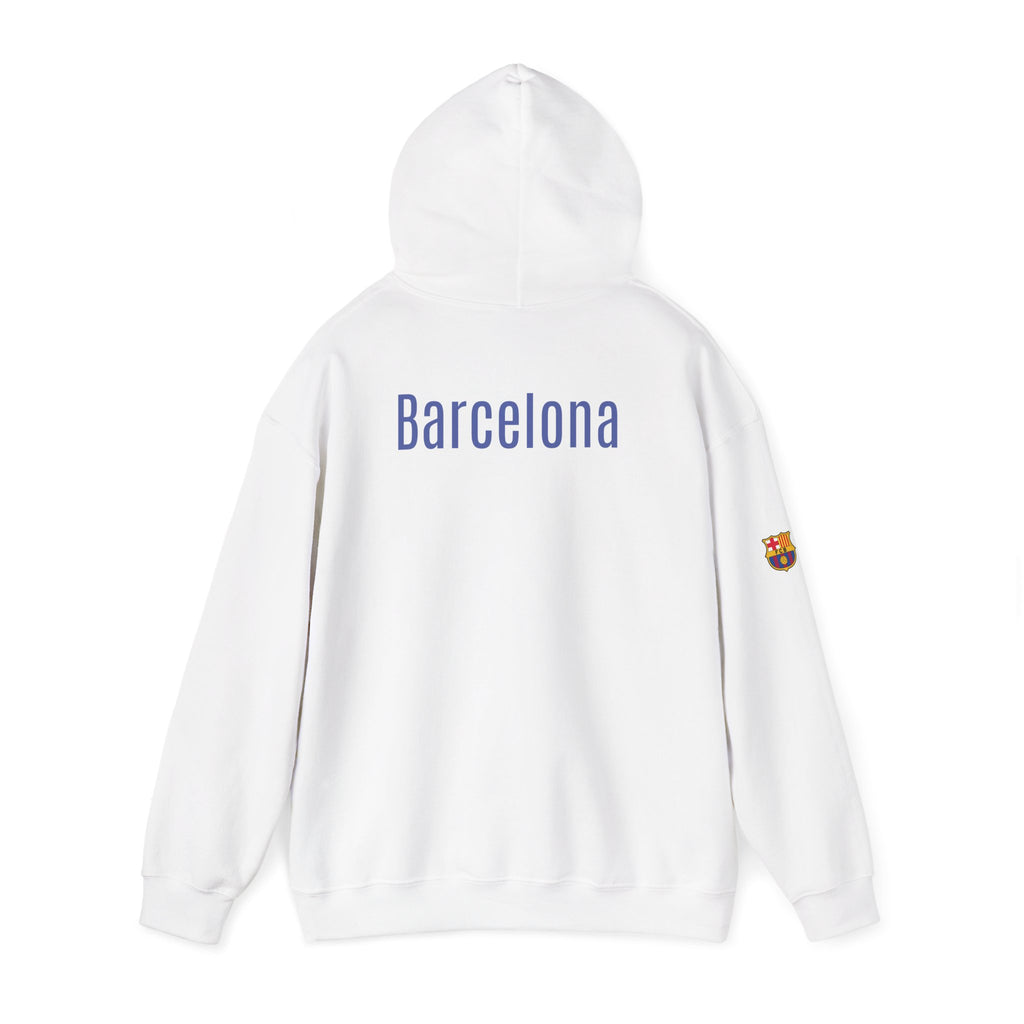 Hoodie  Barcelona Crest Hoodie with Small Badge