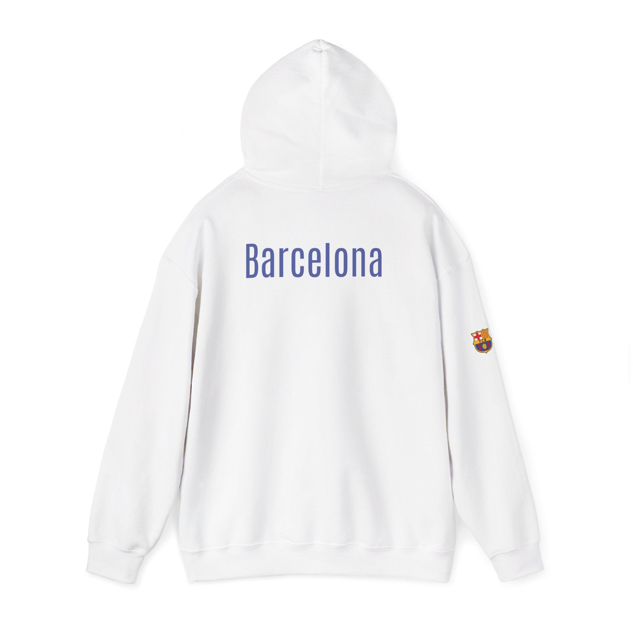 Hoodie  Barcelona Crest Hoodie with Small Badge