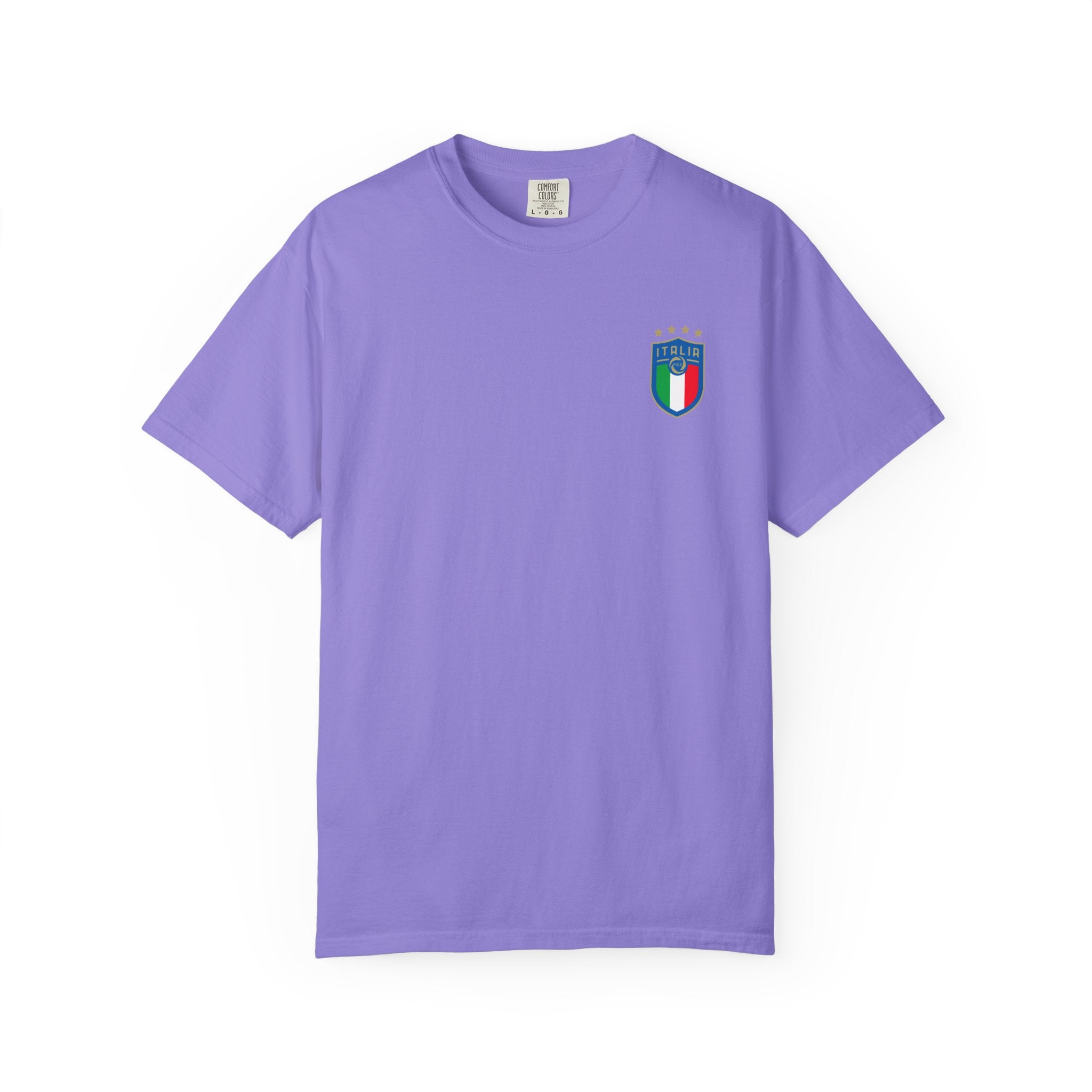 Italia Crest T-Shirt  Italian Flag Logo Tee