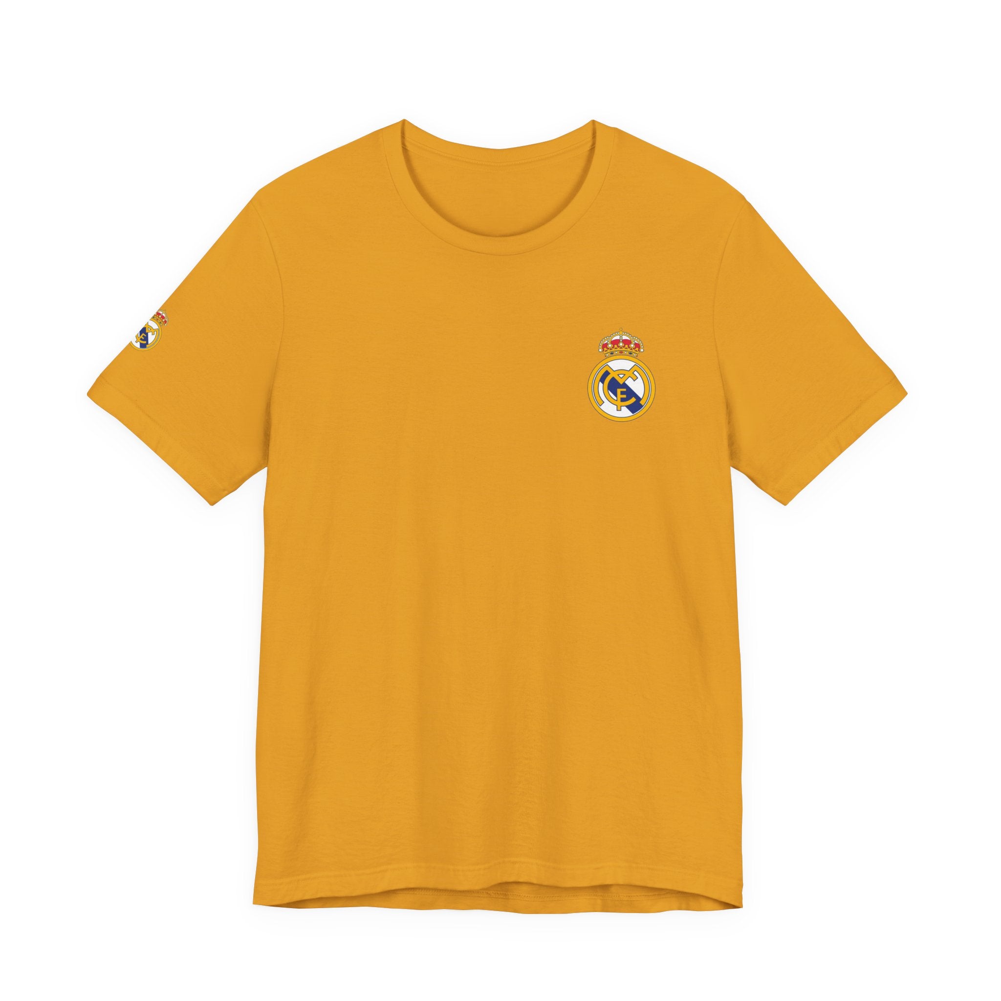 Real Madrid Crest Tee  White Short Sleeve Soccer Shirt
