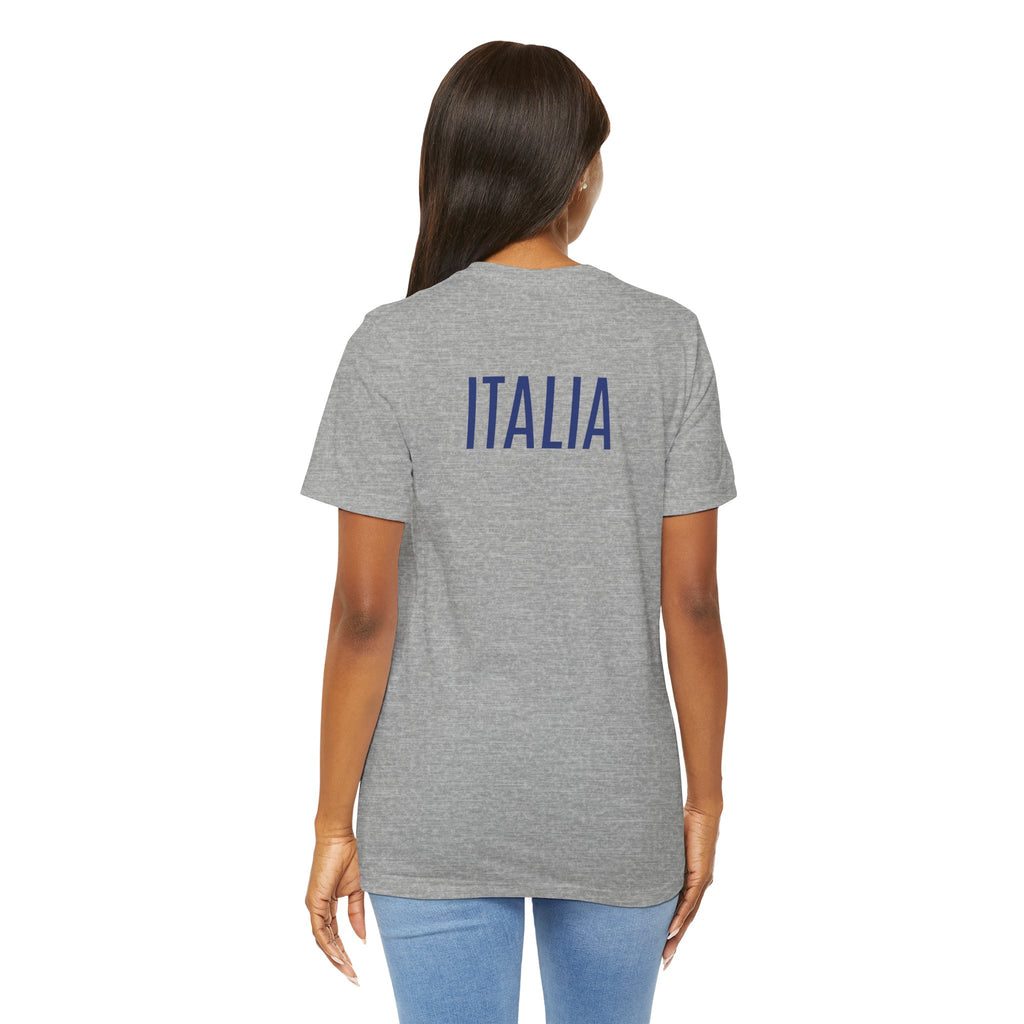 Italy Crest Tee  Italian Flag Shield T-Shirt
