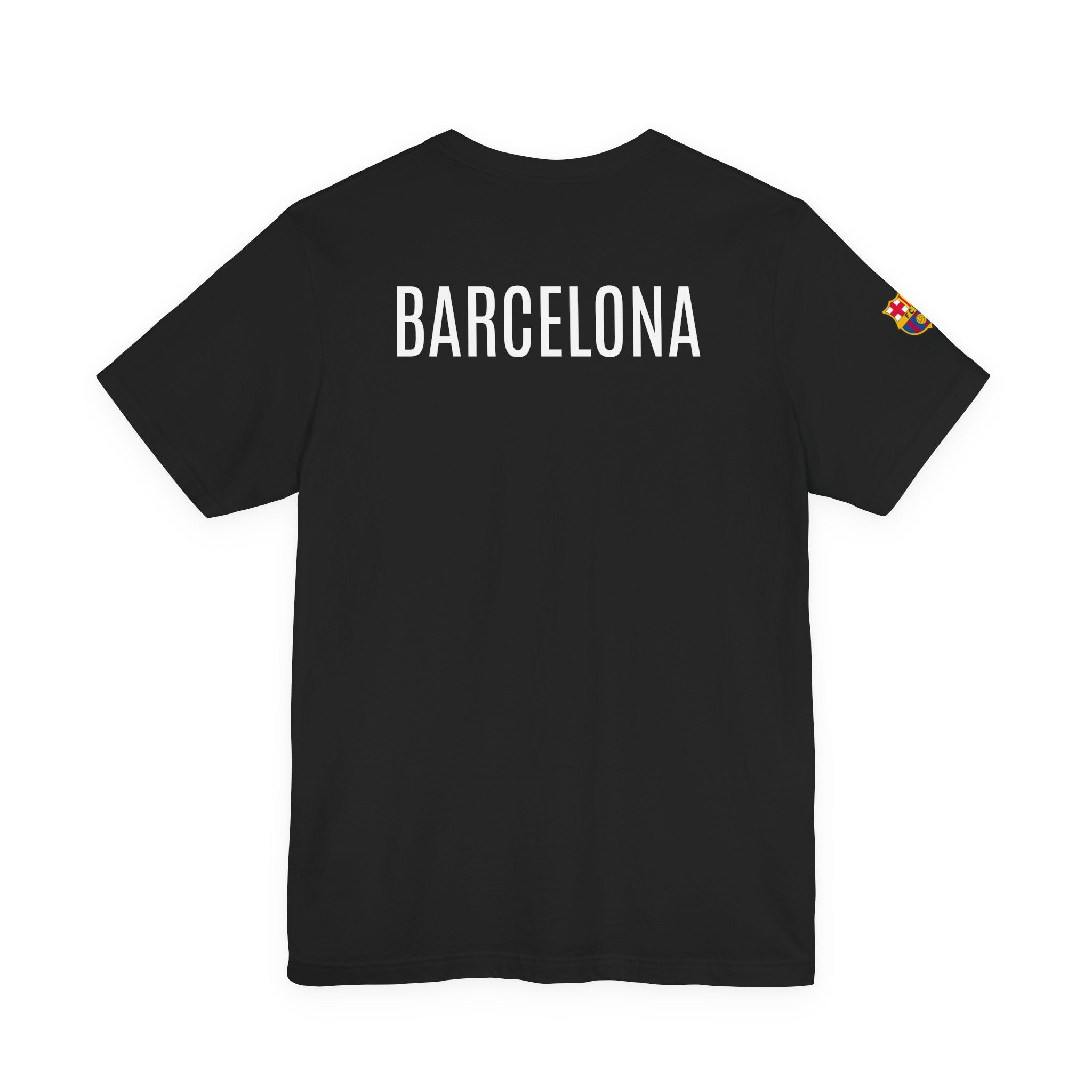Barcelona Crest T‑Shirt  Minimal Football Fan Tee