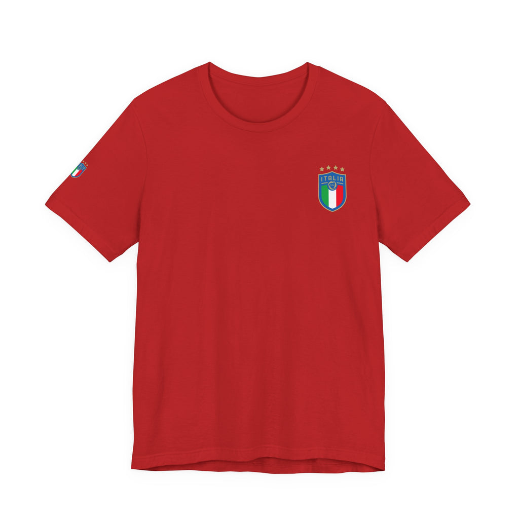 Italy Crest Tee  Italian Flag Shield T-Shirt