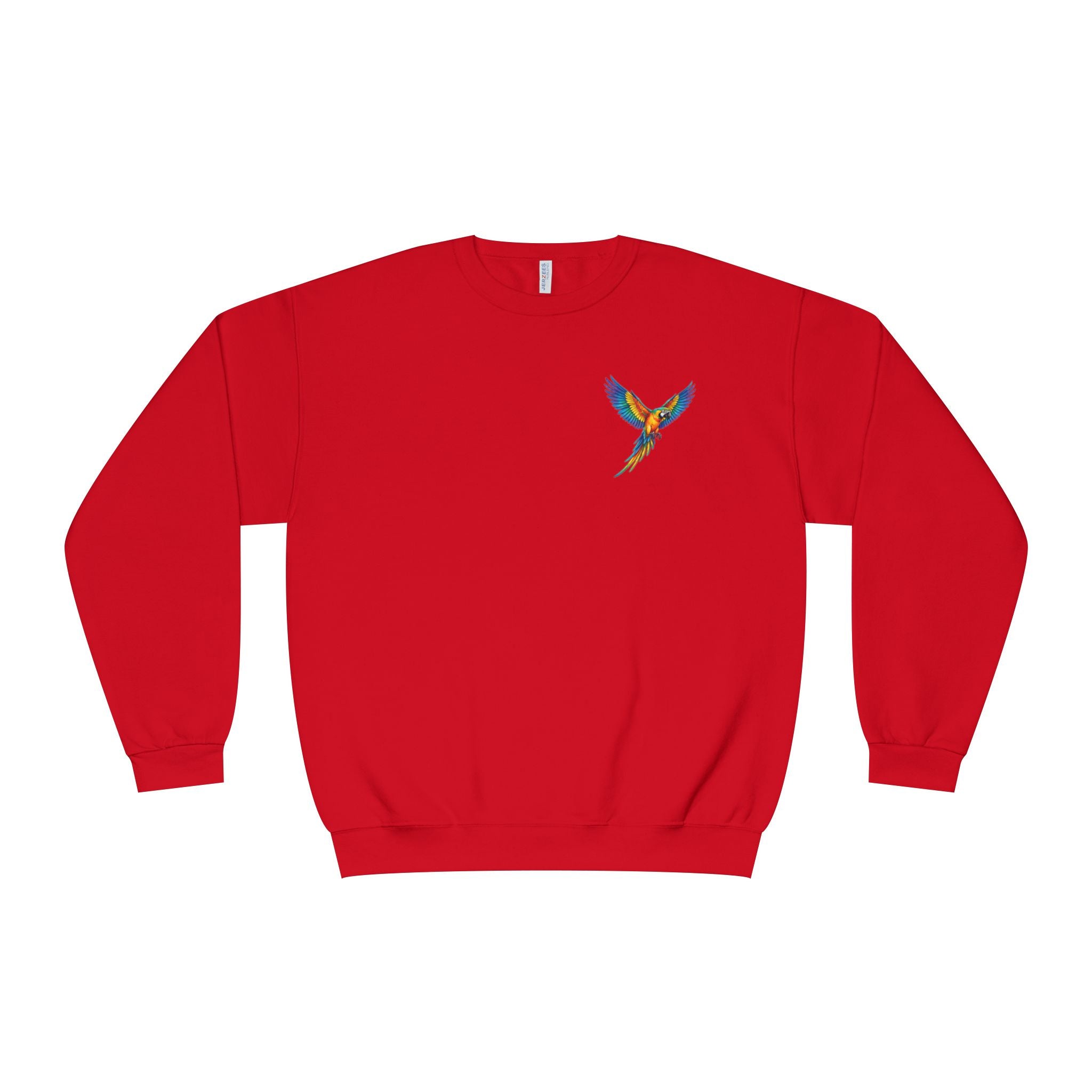 Tropical Beach Icons Sweatshirt Hummingbird Chest