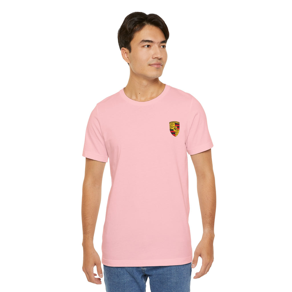 Porsche Crest Tee — Classic Logo Short Sleeve Shirt