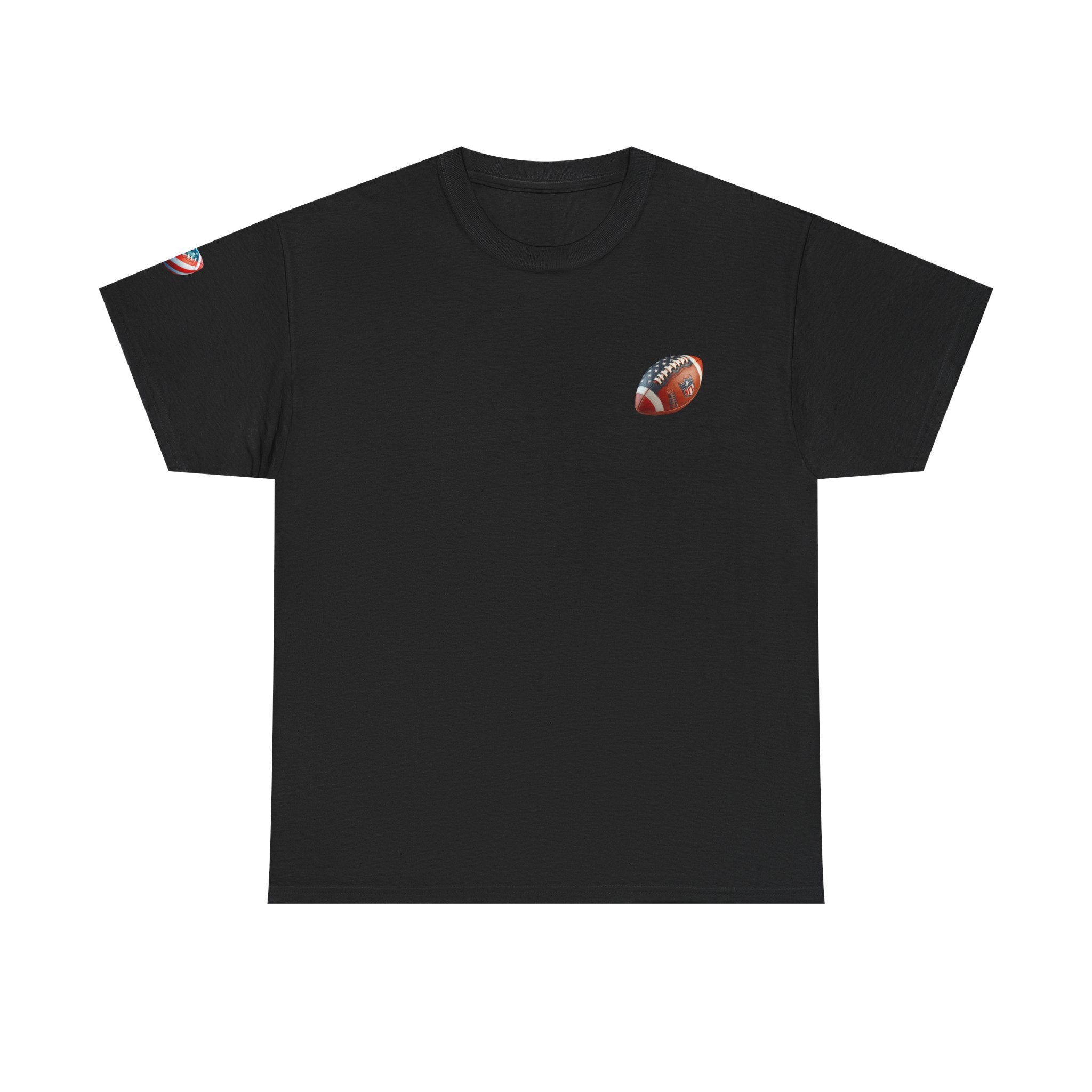 Football Helmet Skull Tee  Grunge Sports Graphic T-Shirt
