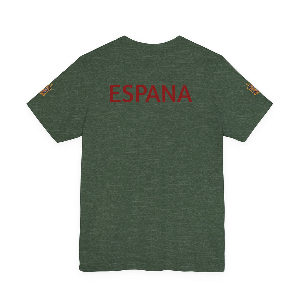 Spain Pride Unisex T-Shirt, Casual Wear, Spain Tee, Travel Souvenir, Sports Fan Gear, Spain Gifts, Cool Summer Shirt