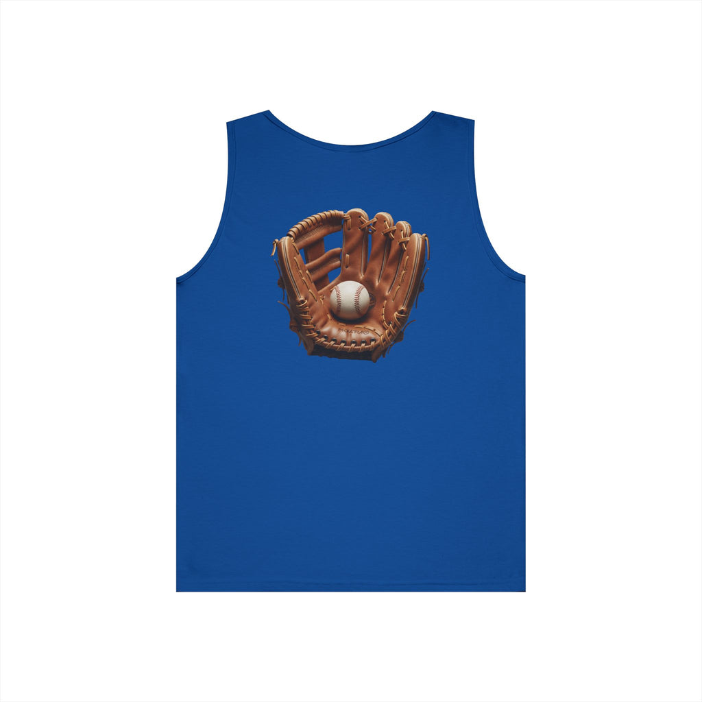 Baseball Glove Tank Top  Vintage Mitt & Ball Graphic