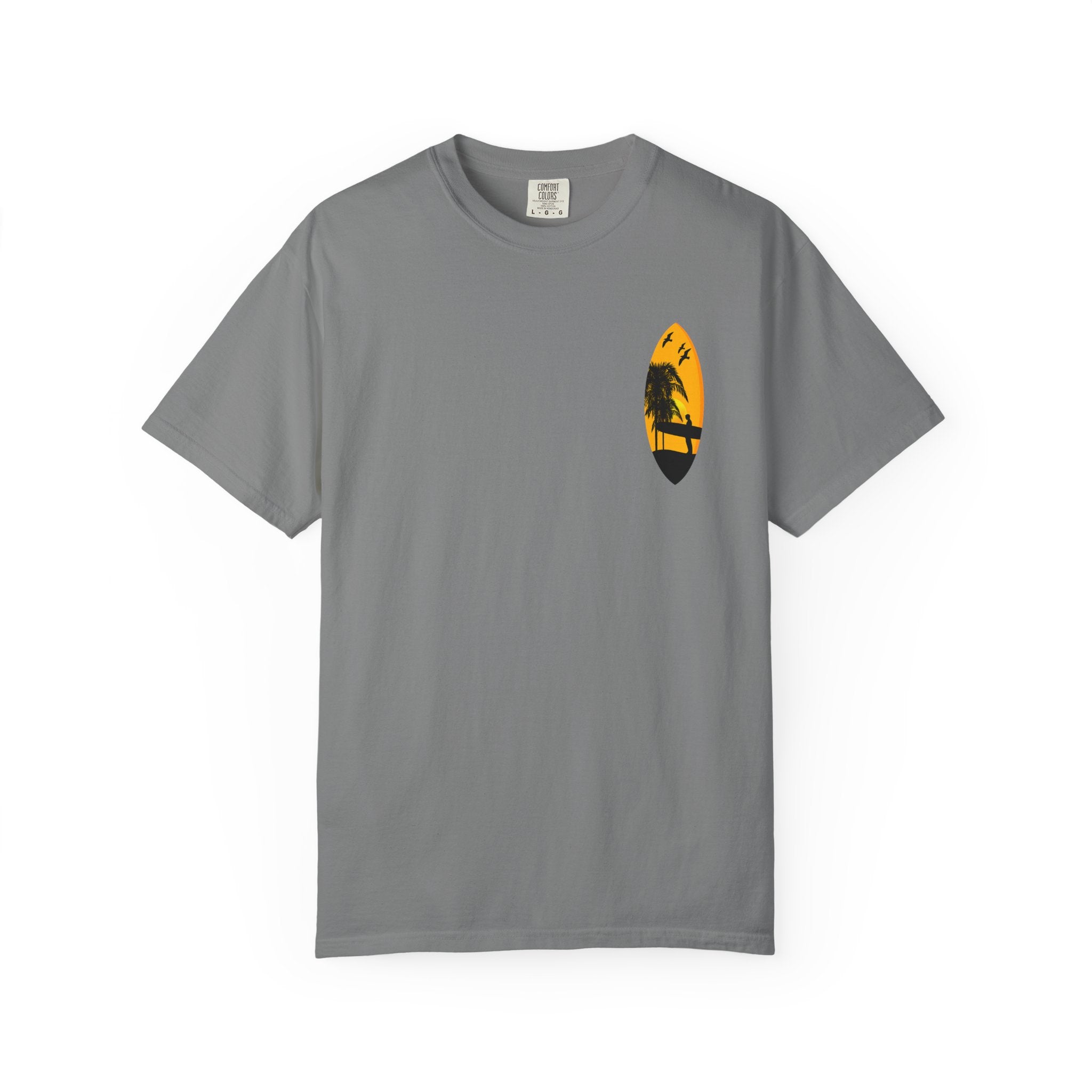 Venice Beach Sunset T-Shirt  Palm Trees & Surf Retro Graphic