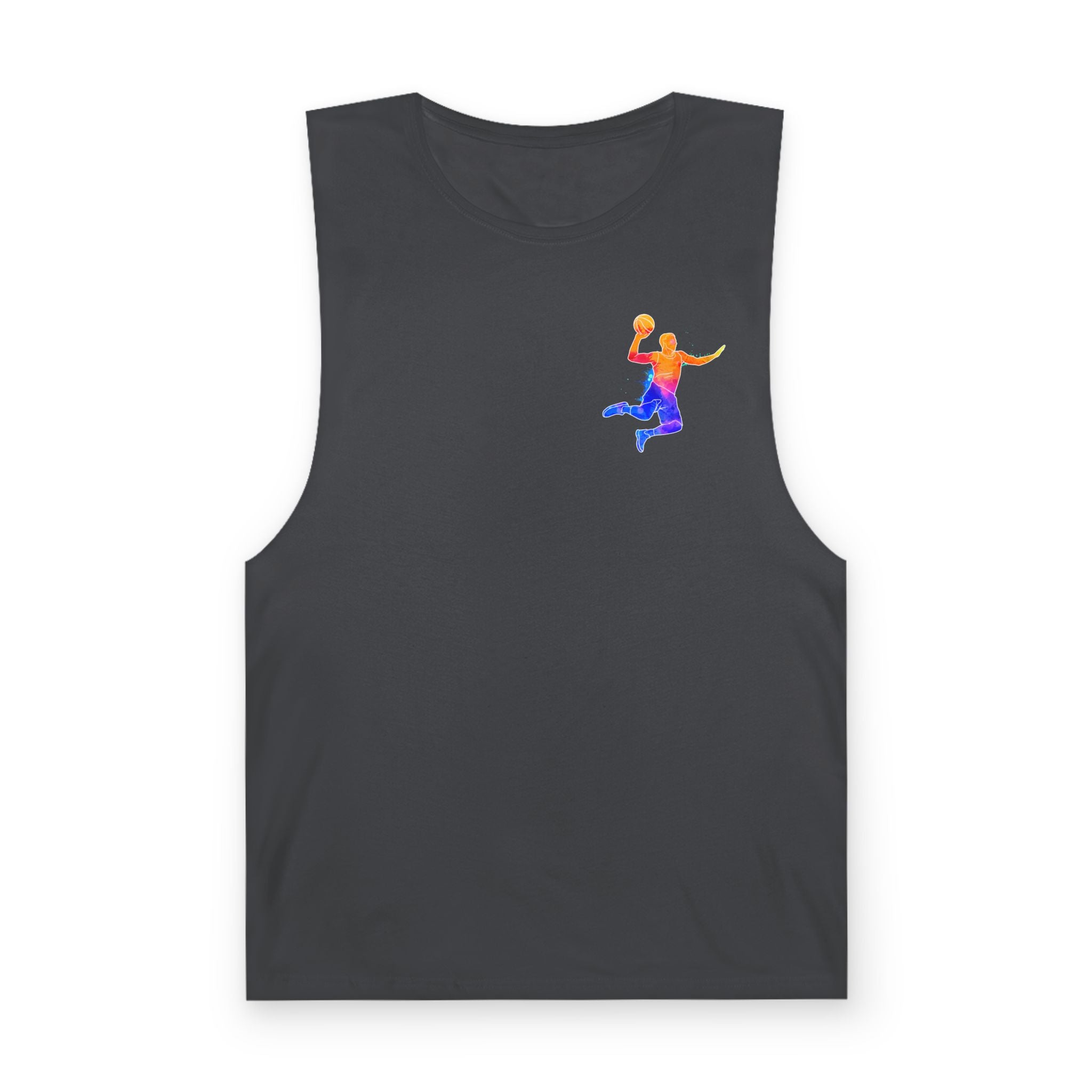 Basketball Tank Top  Colorful Player Graphic Athletic Workout Shirt