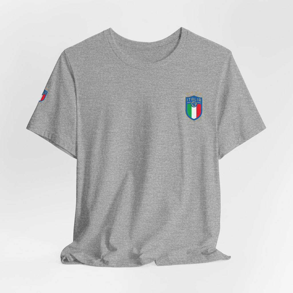 Italy Crest Tee  Italian Flag Shield T-Shirt