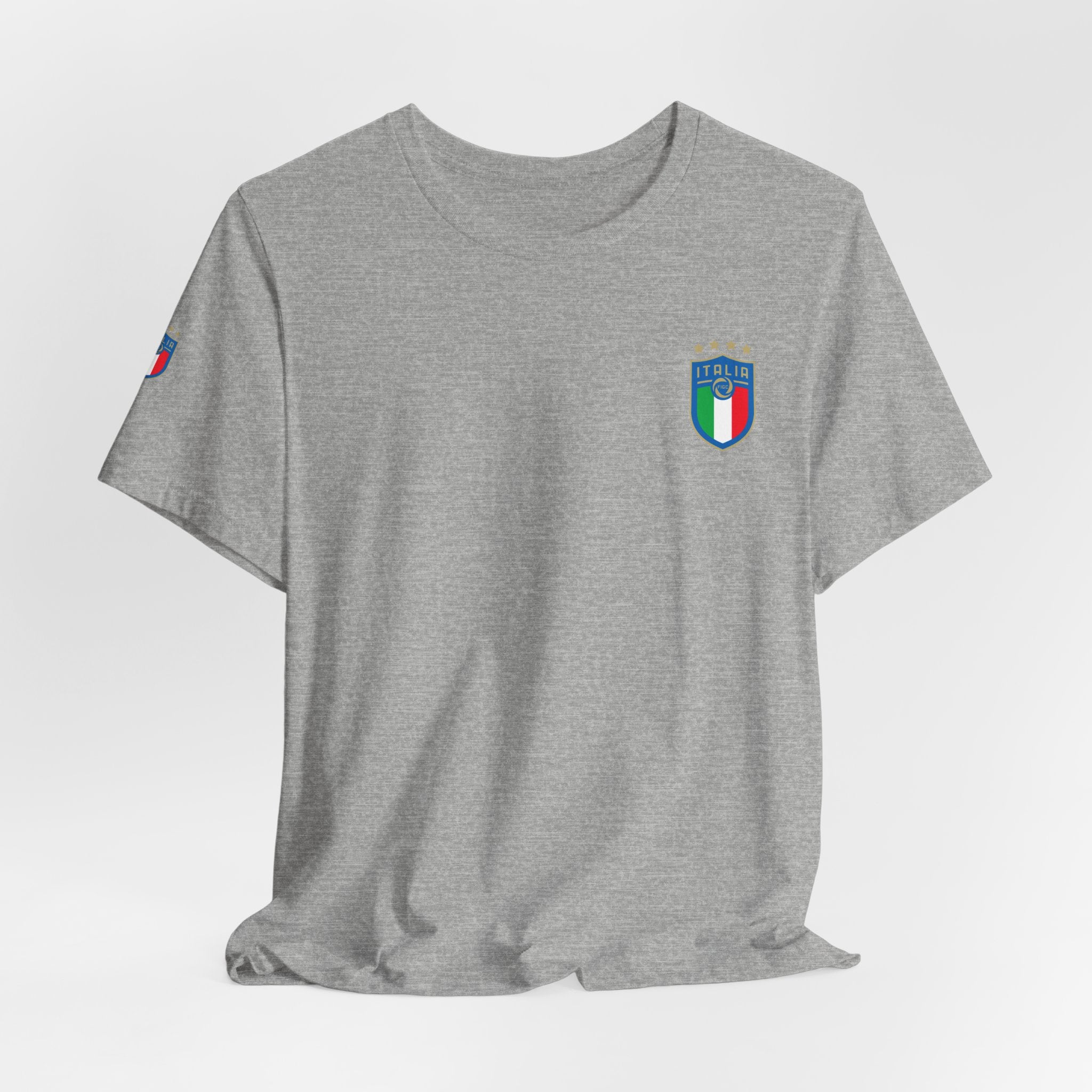 Italy Crest Tee  Italian Flag Shield T-Shirt