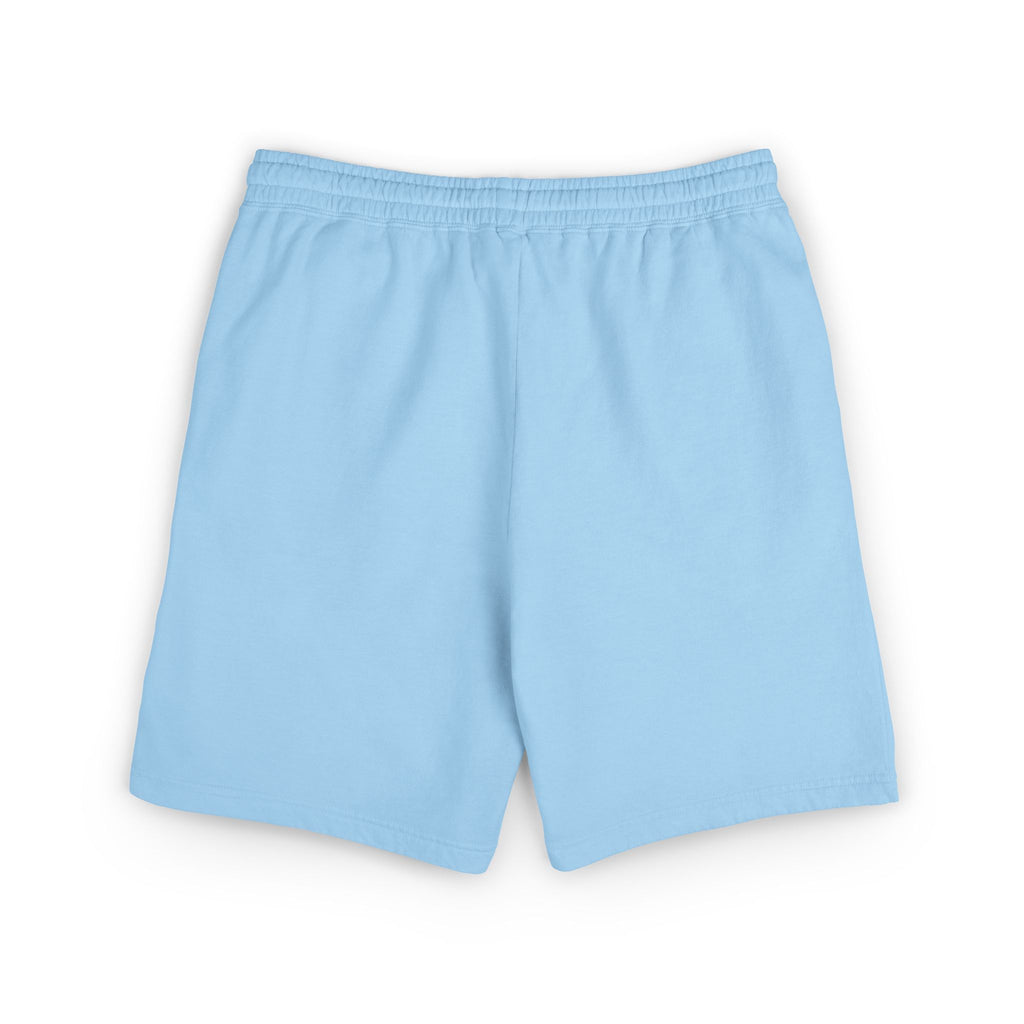 Fleece Sweat Shorts  Cream Lightweight Lounge Shorts with Purple NY Logo