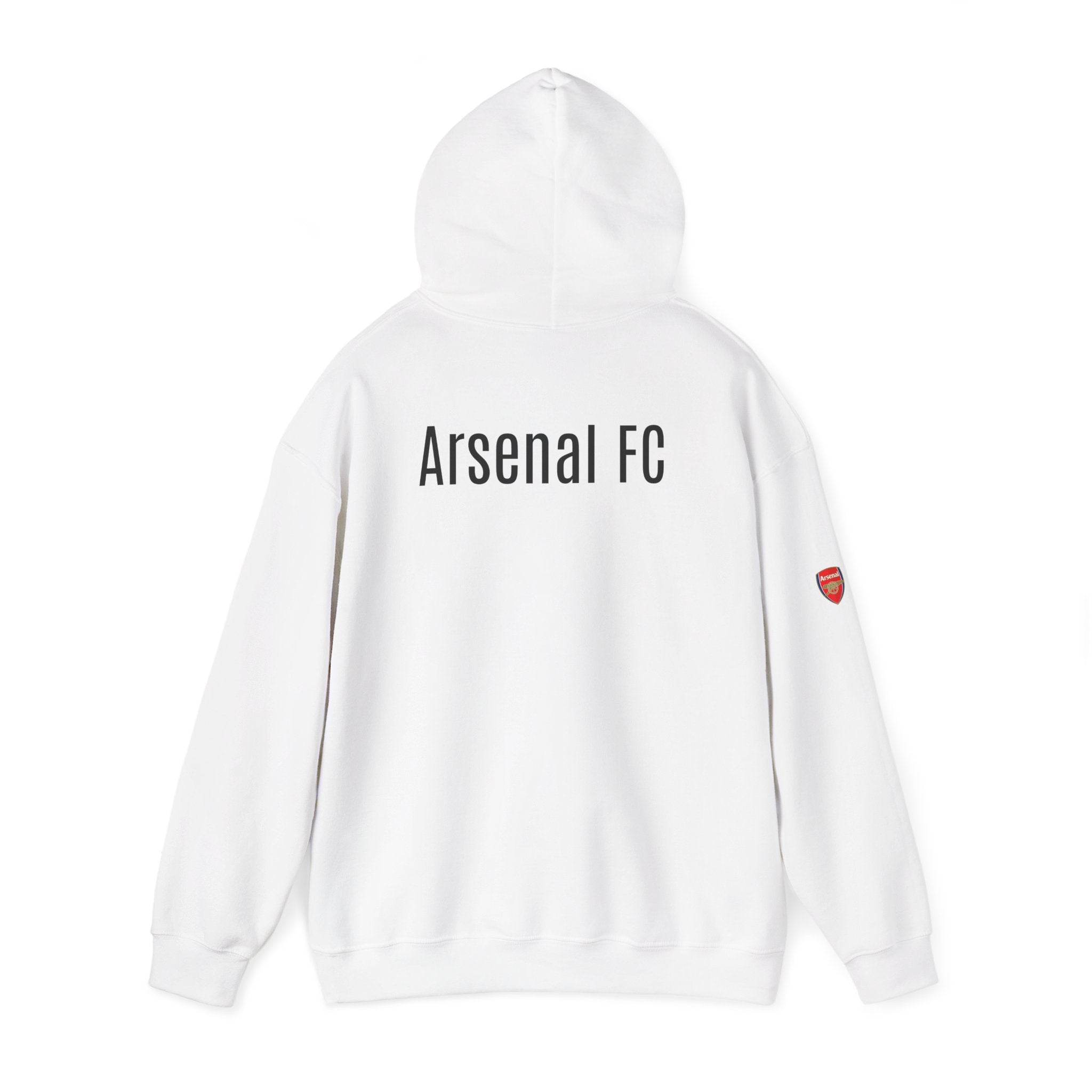 Hoodie  Arsenal FC Crest & Back Text Pullover
