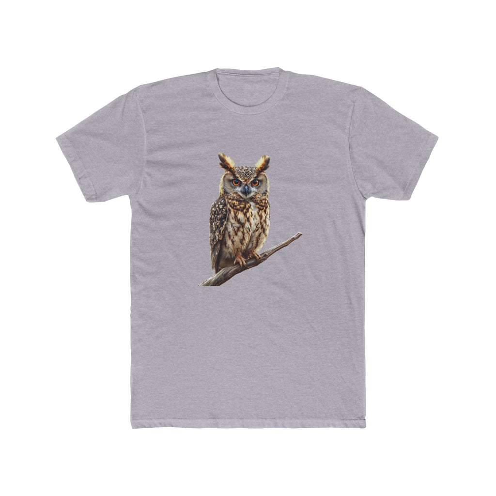 Great Horned Owl Illustration T-Shirt | Wildlife Bird Tee