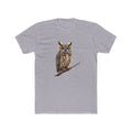 Great Horned Owl Illustration T-Shirt | Wildlife Bird Tee
