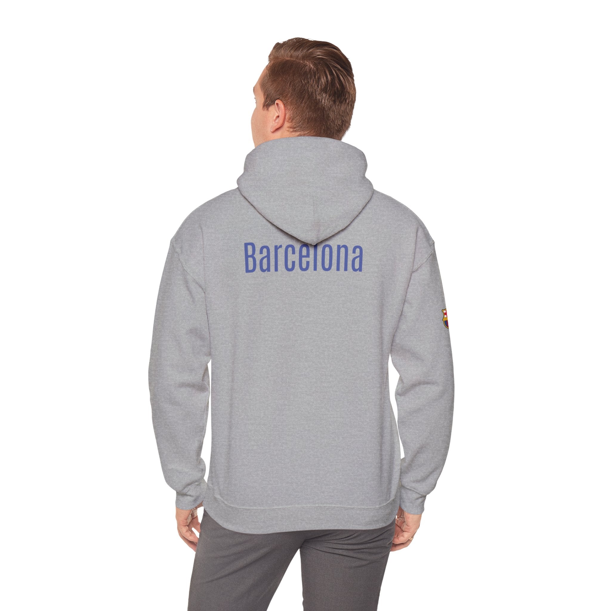 Hoodie  Barcelona Crest Hoodie with Small Badge