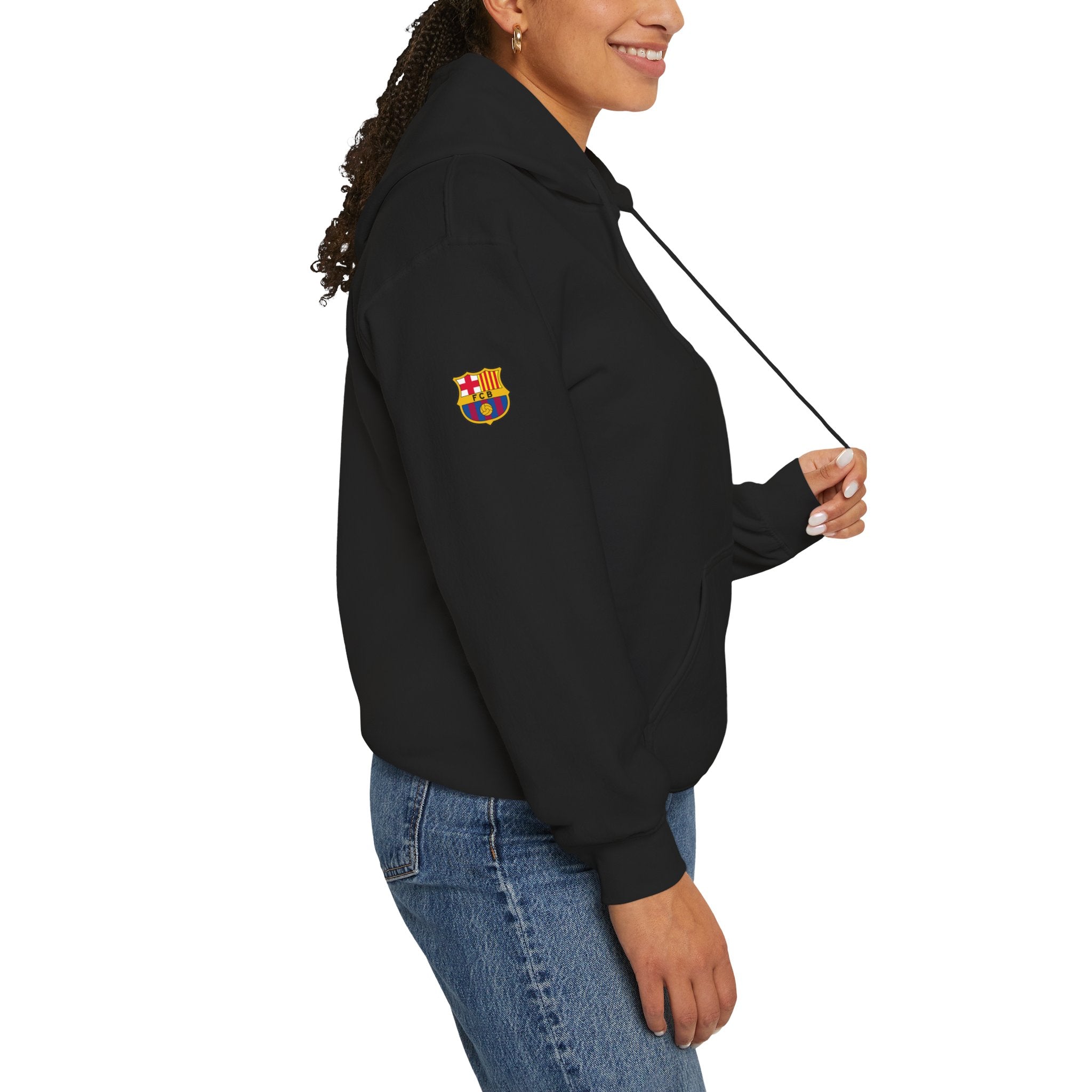 Hoodie  Barcelona Crest Hoodie with Small Badge