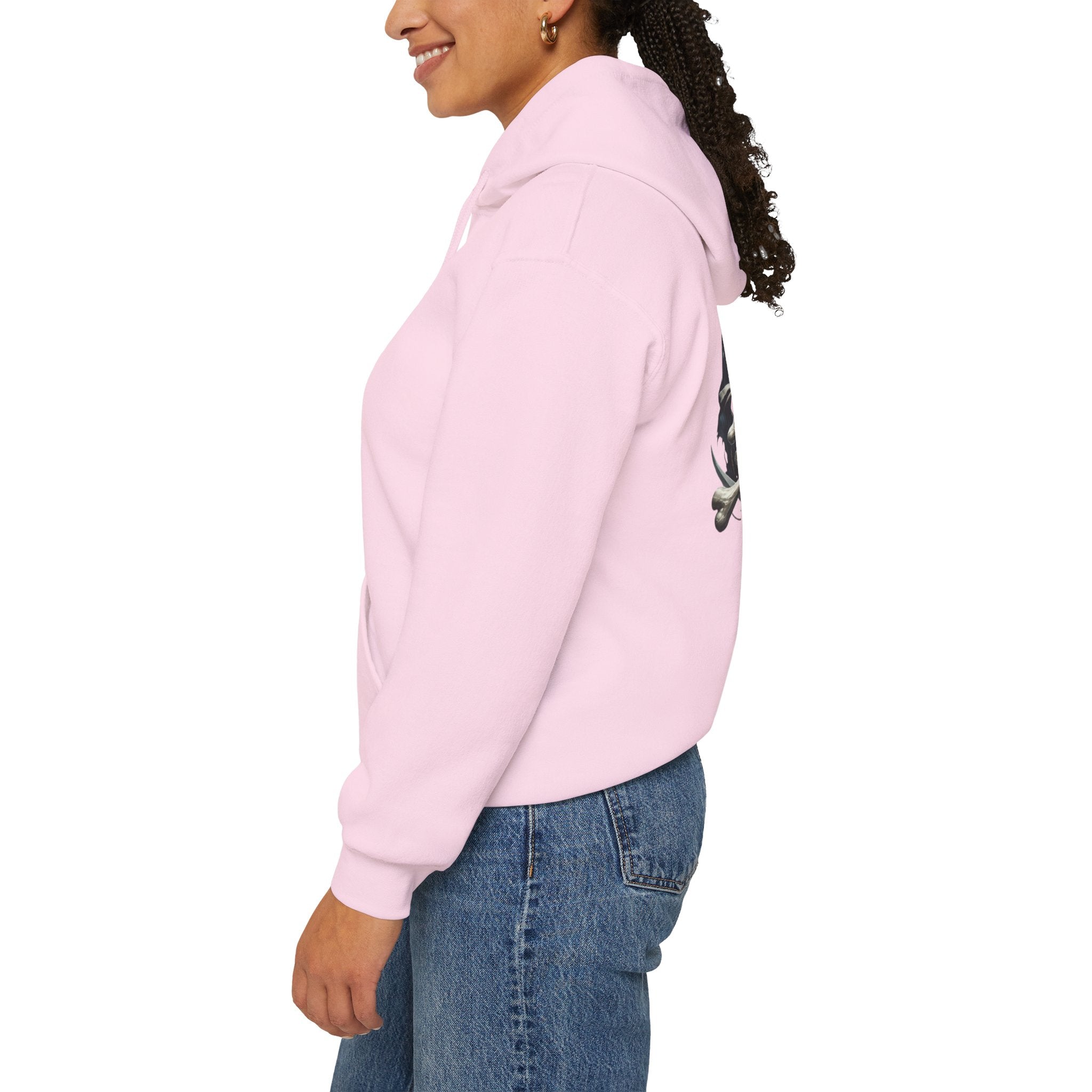 Pirate Skull Anchor Hoodie  Nautical Skull & Crossbones Pullover