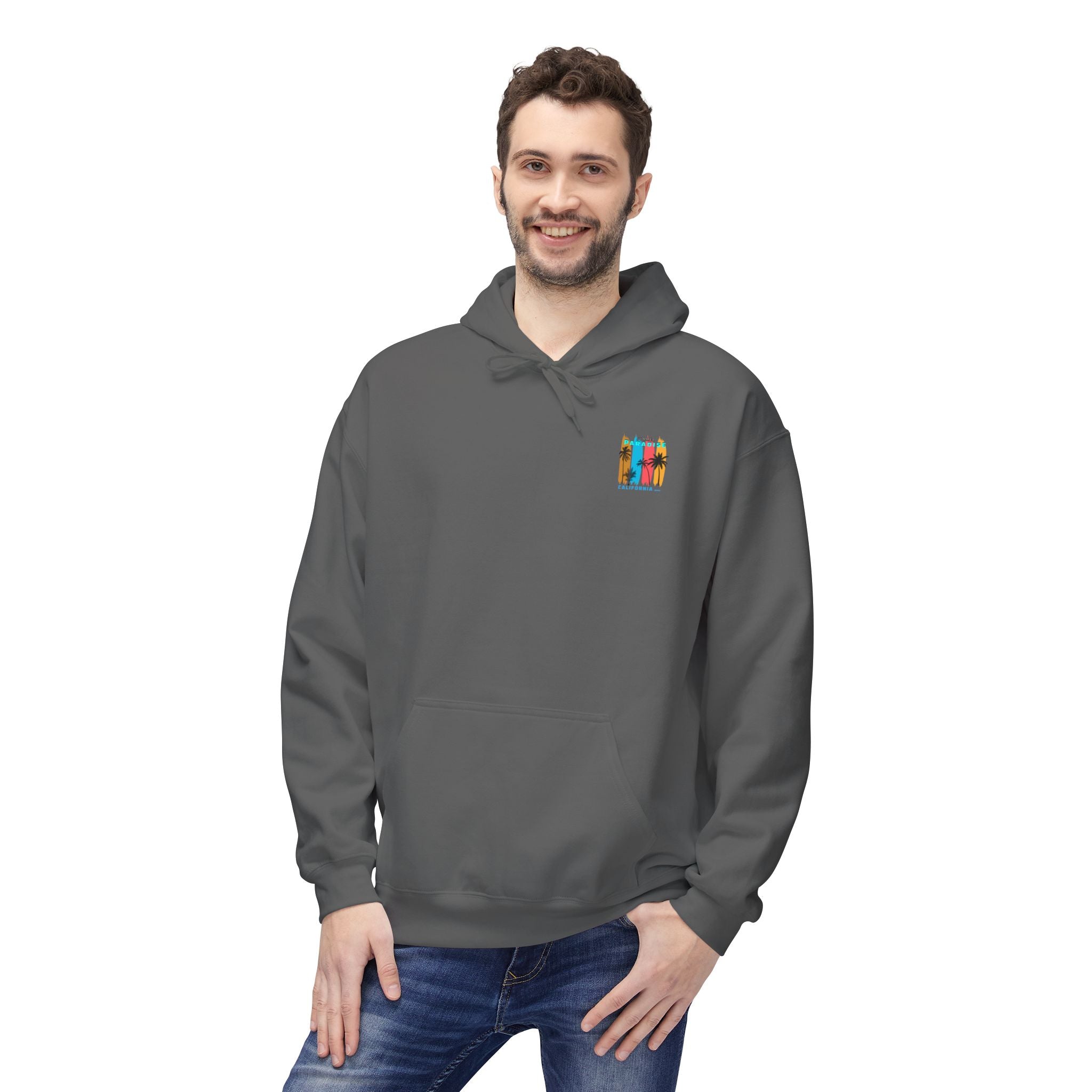 California Sunset Surf Hoodie  Summer Vacation Beach Pullover
