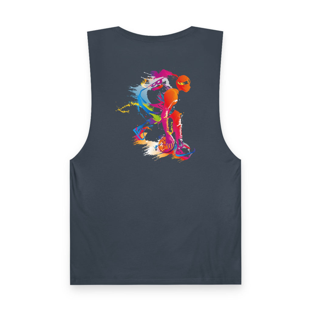 Basketball Tank Top  Colorful Player Graphic Athletic Workout Shirt