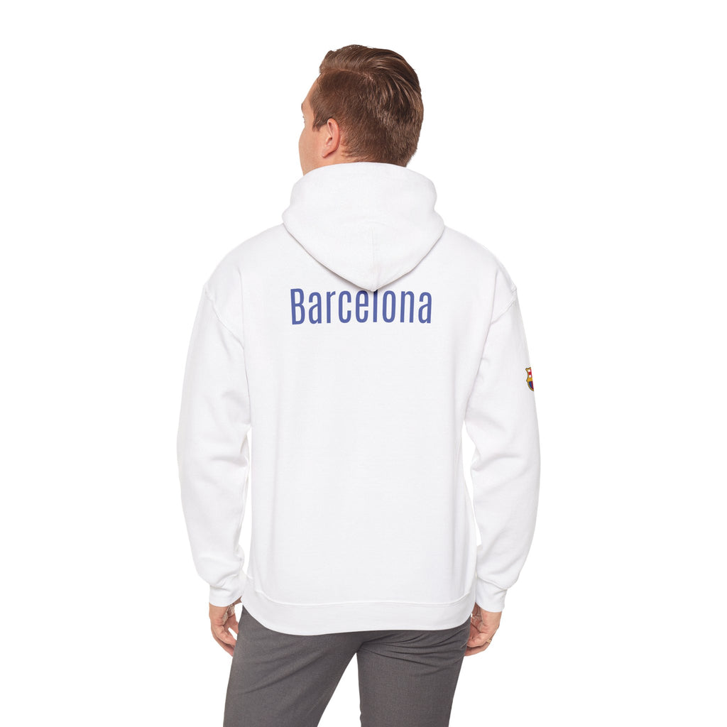 Hoodie  Barcelona Crest Hoodie with Small Badge