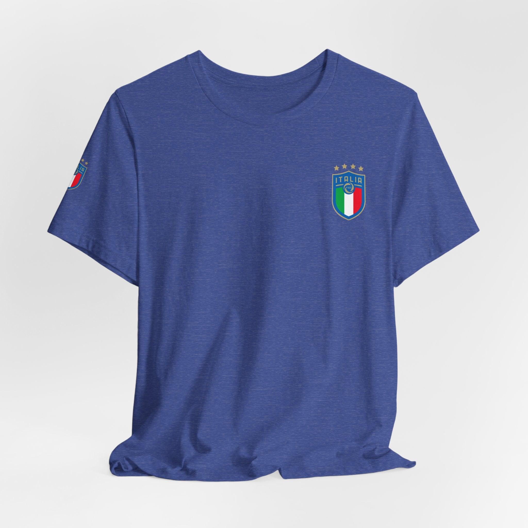 Italy Crest Tee  Italian Flag Shield T-Shirt