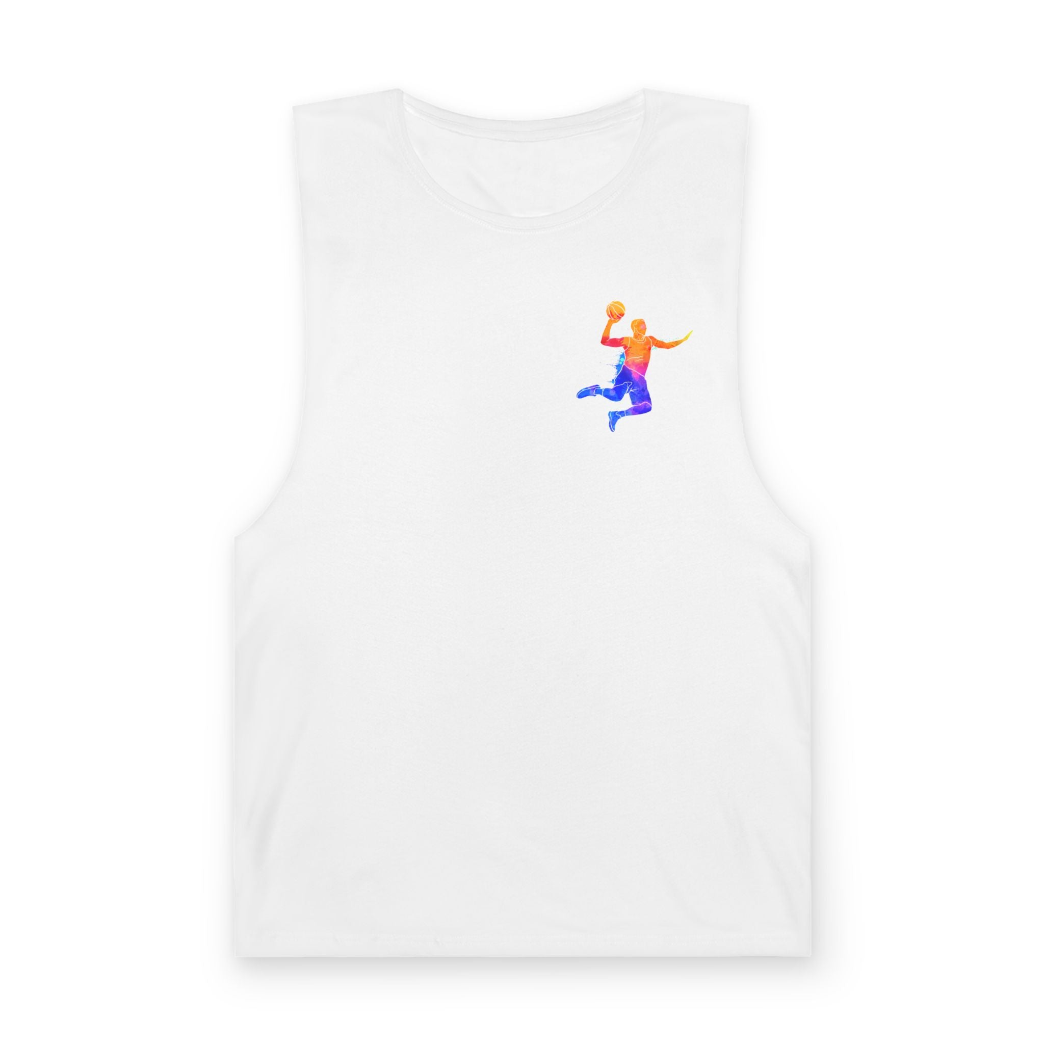 Basketball Tank Top  Colorful Player Graphic Athletic Workout Shirt