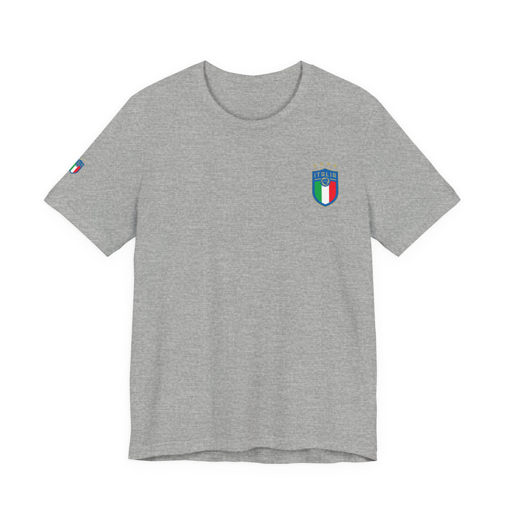 Italy Crest Tee  Italian Flag Shield T-Shirt
