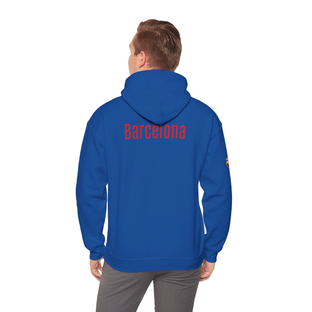 Hoodie  Barcelona Crest Hoodie with Small Badge