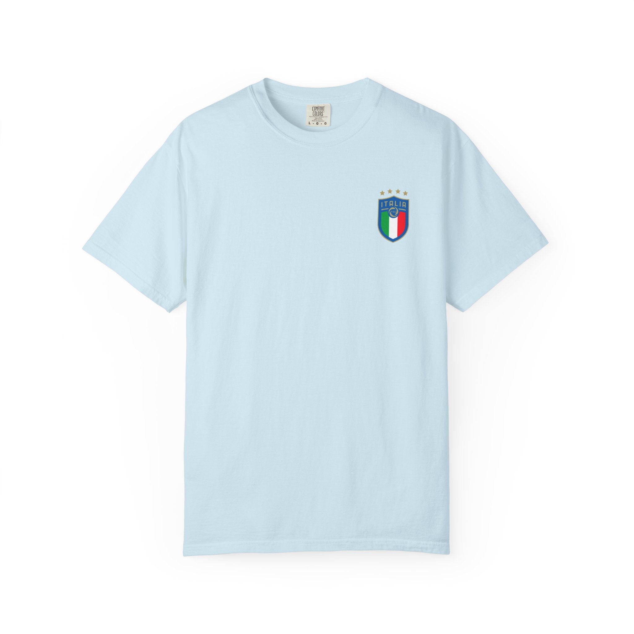 Italia Crest T-Shirt  Italian Flag Logo Tee