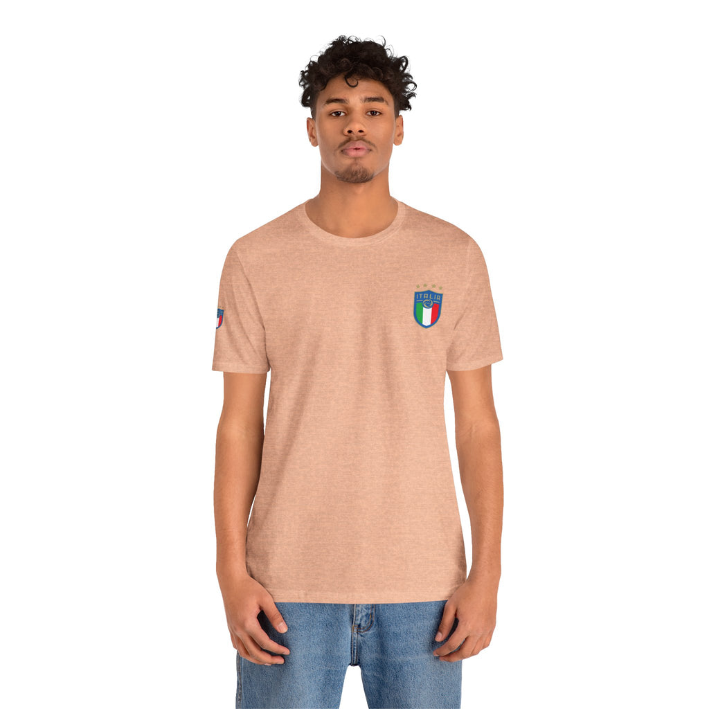 Italy Crest Tee  Italian Flag Shield T-Shirt