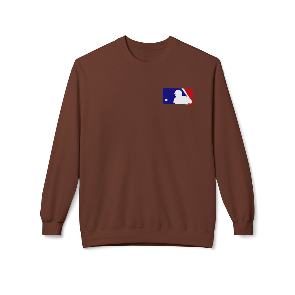 Baseball Silhouette Sweatshirt | Small Chest Logo, MLB Style