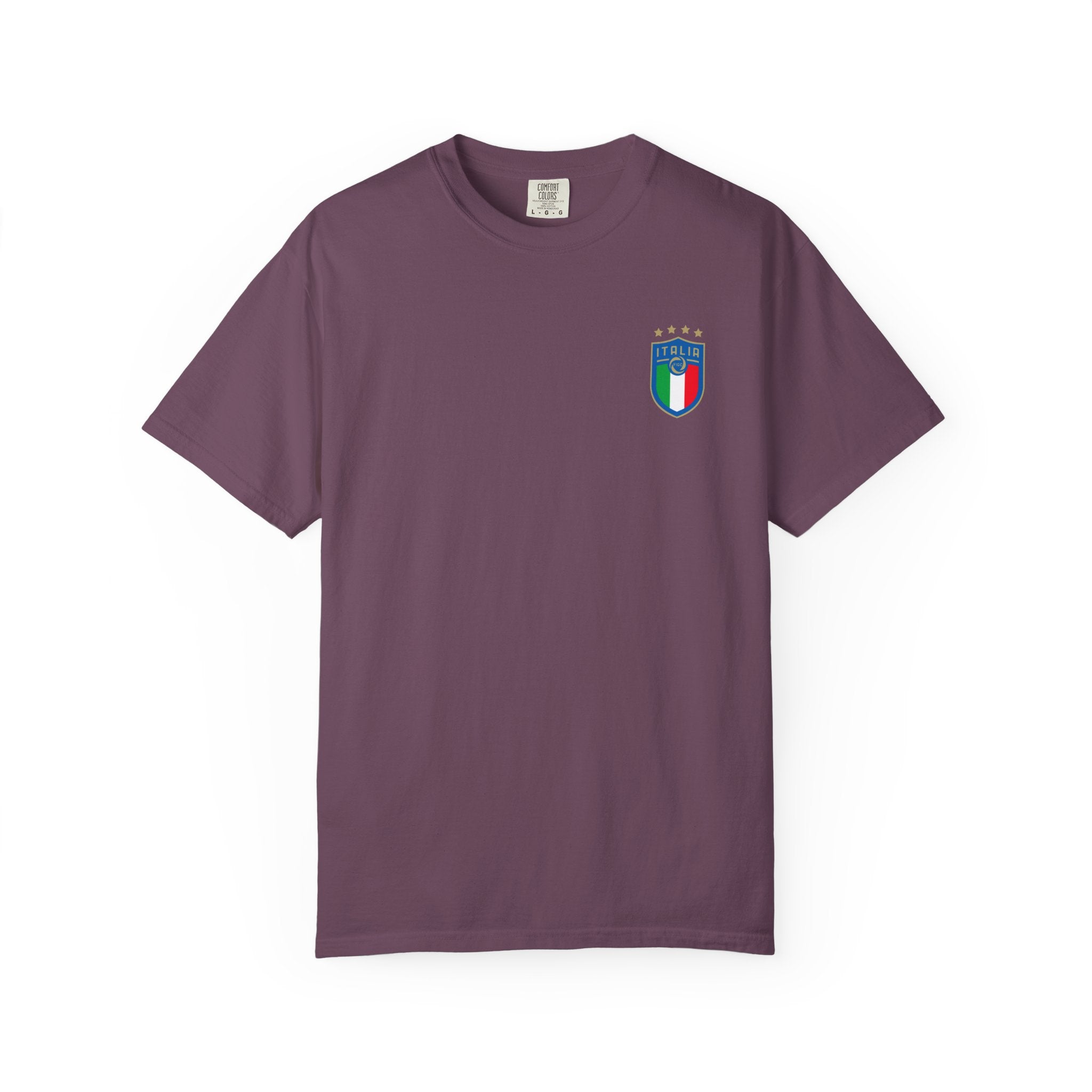 Italia Crest T-Shirt  Italian Flag Logo Tee