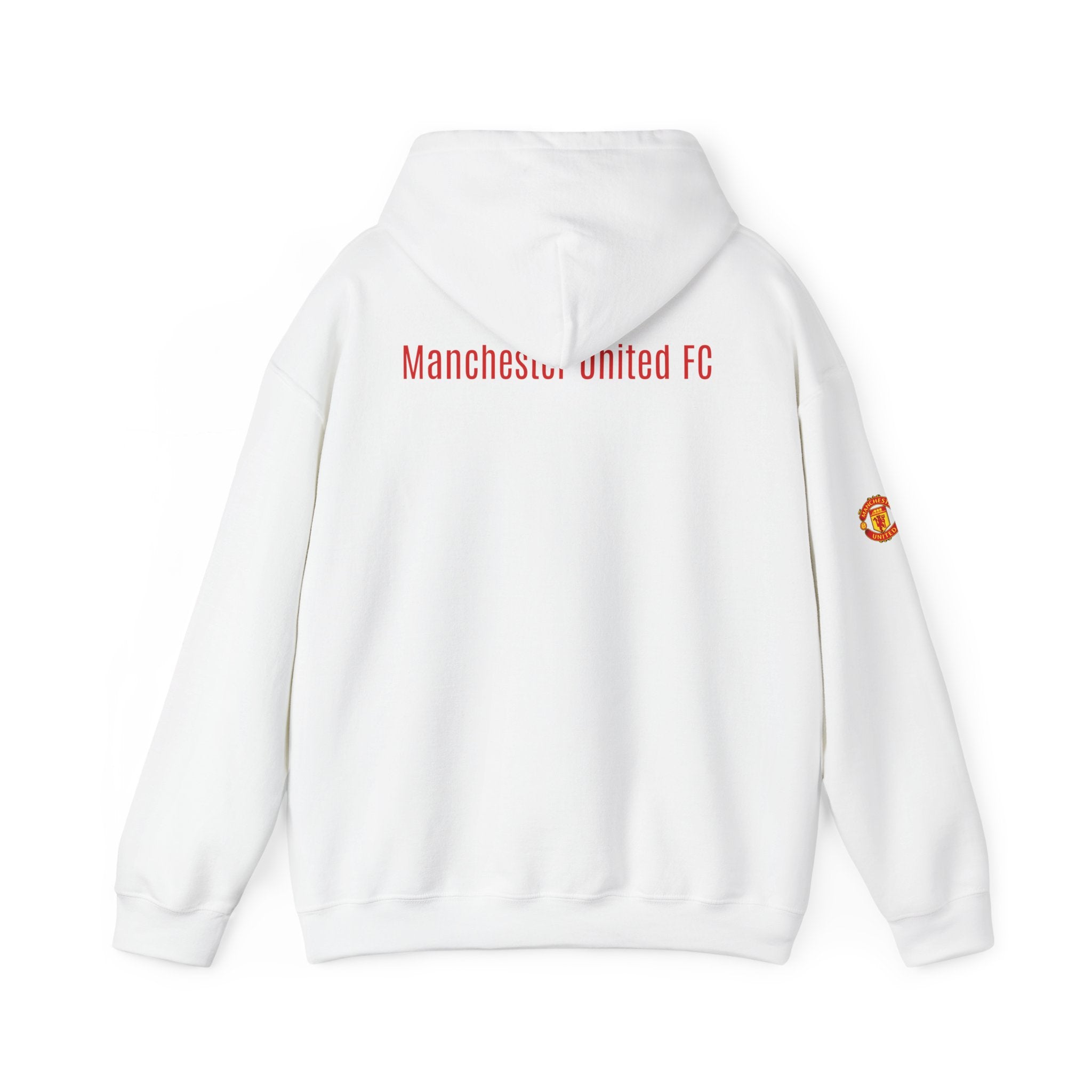 Manchester United FC Logo Hoodie  Minimal Crest Pullover