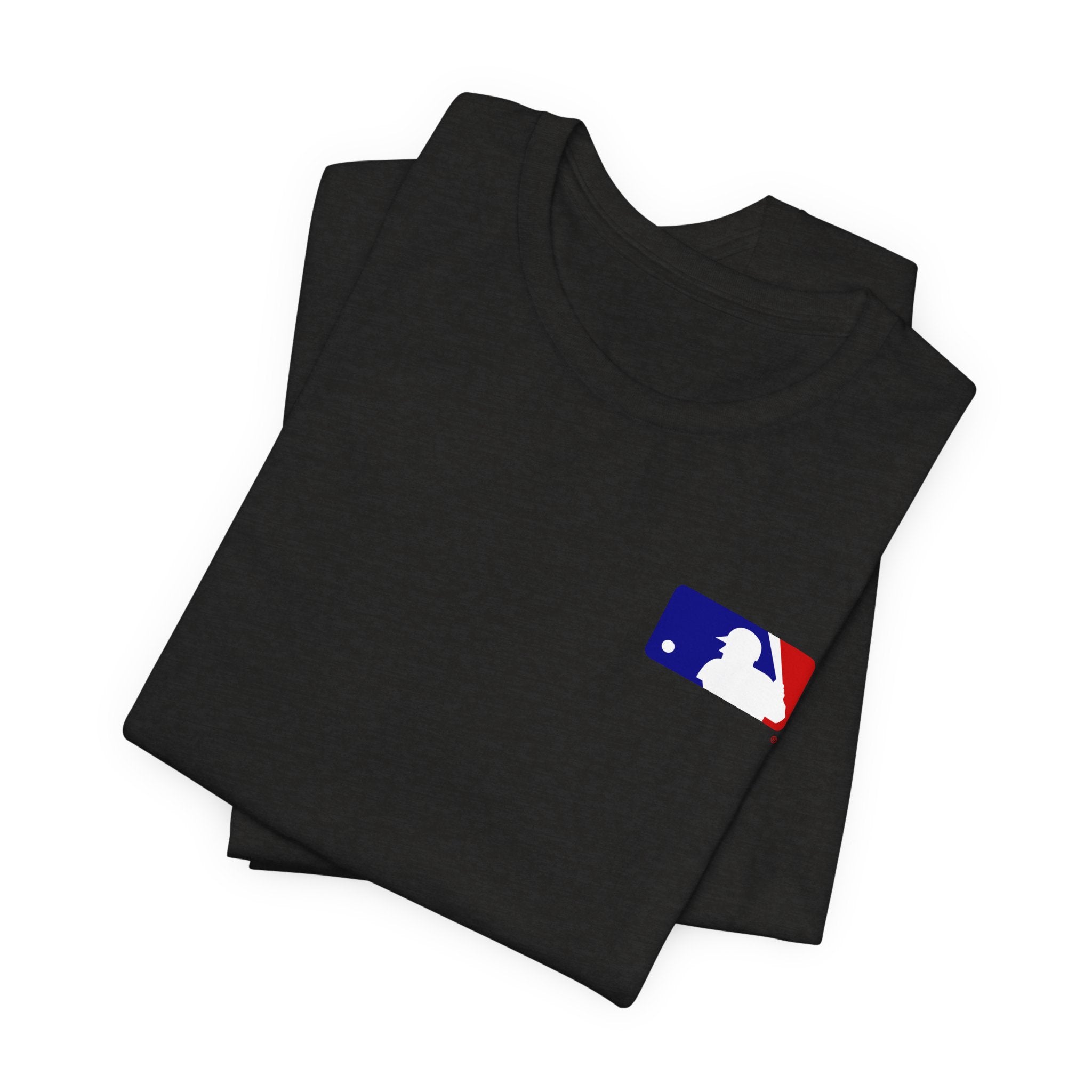 Baseball Logo T-Shirt  Minimal Chest Patch Tee